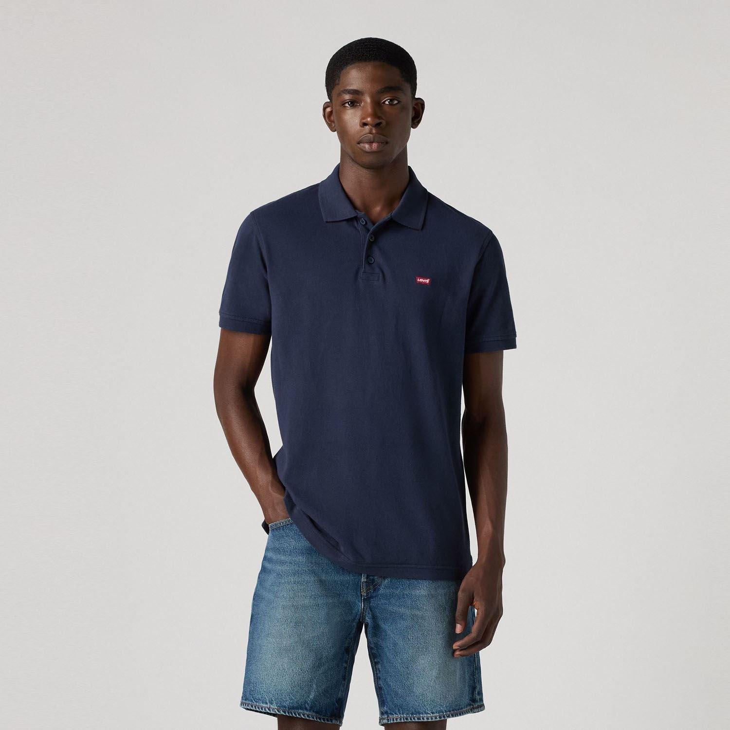 Navy - Levis - Housemark Polo Shirt - 2