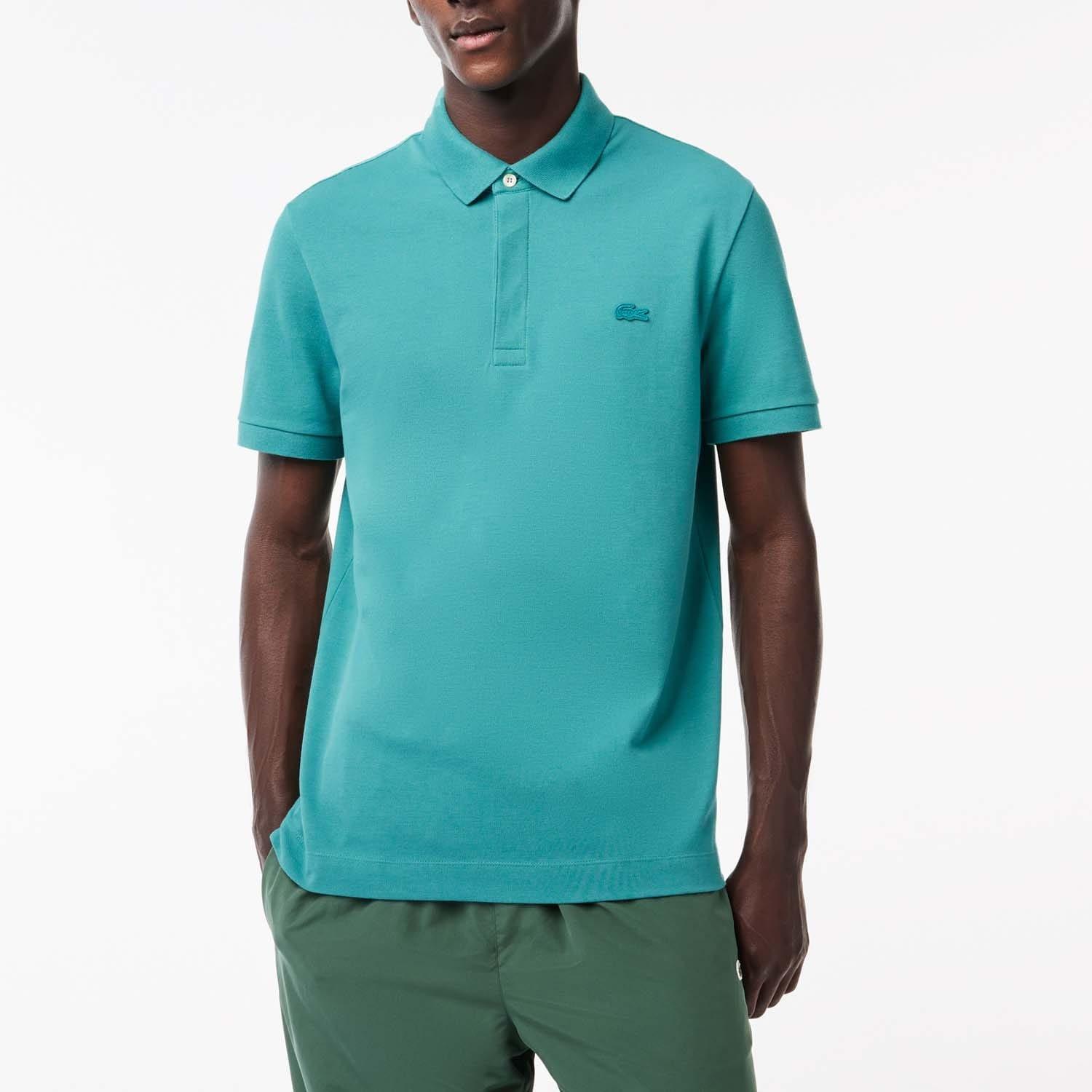 Green - Lacoste - Regular Fit Paris Stretch Piqu¿ Polo Shirt - 1