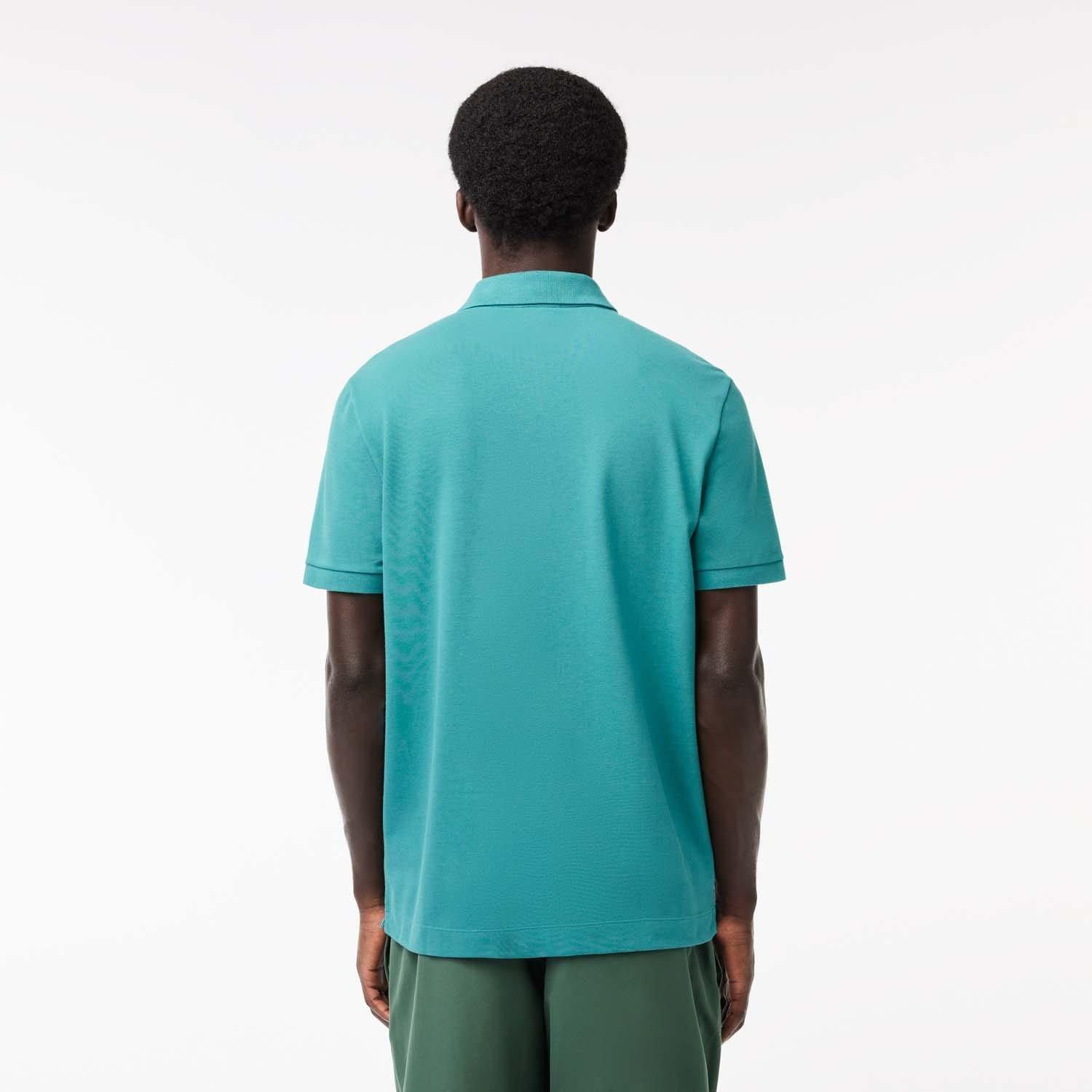 Green - Lacoste - Regular Fit Paris Stretch Piqu¿ Polo Shirt - 2