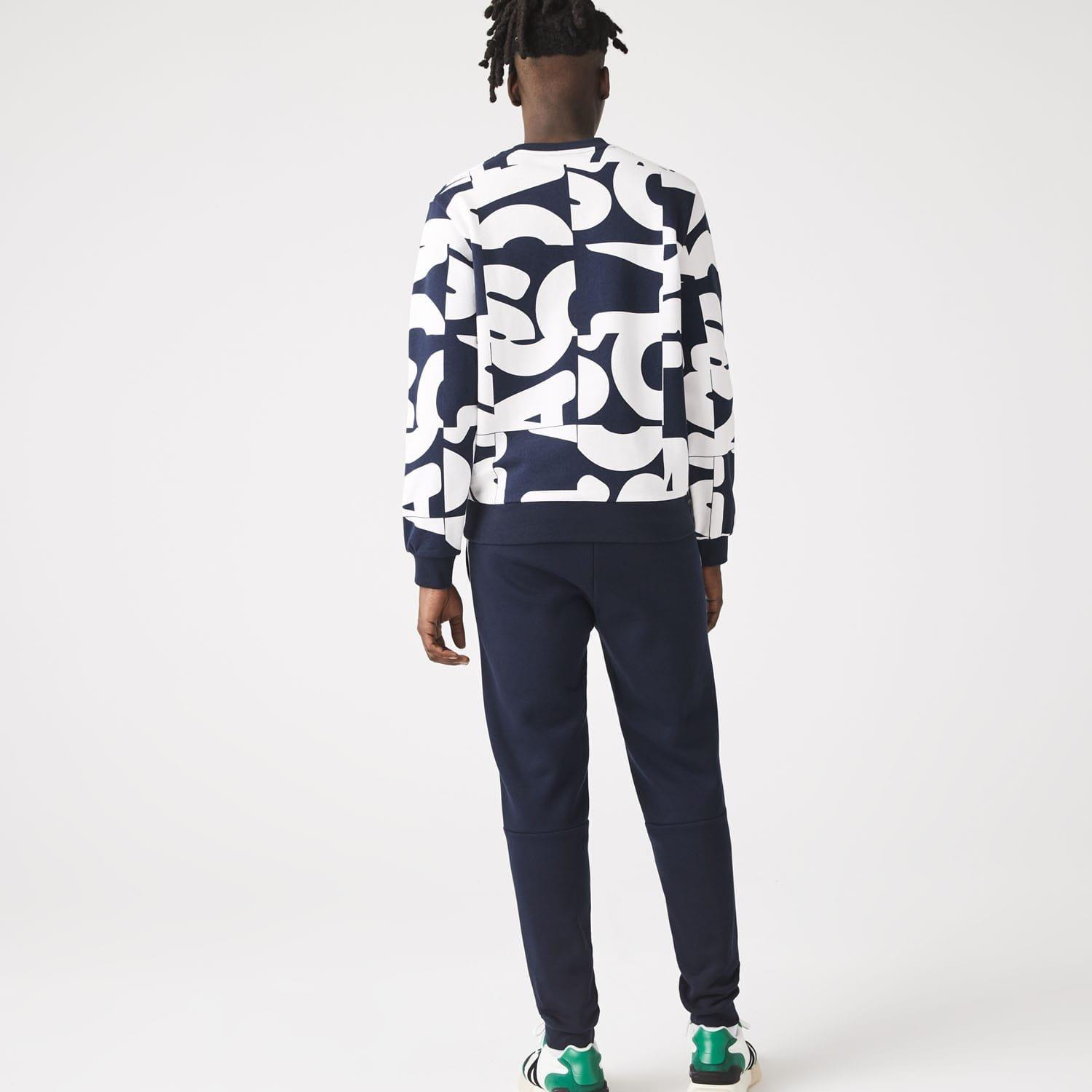 Blue - Lacoste - Branded Tape Joggers - 2