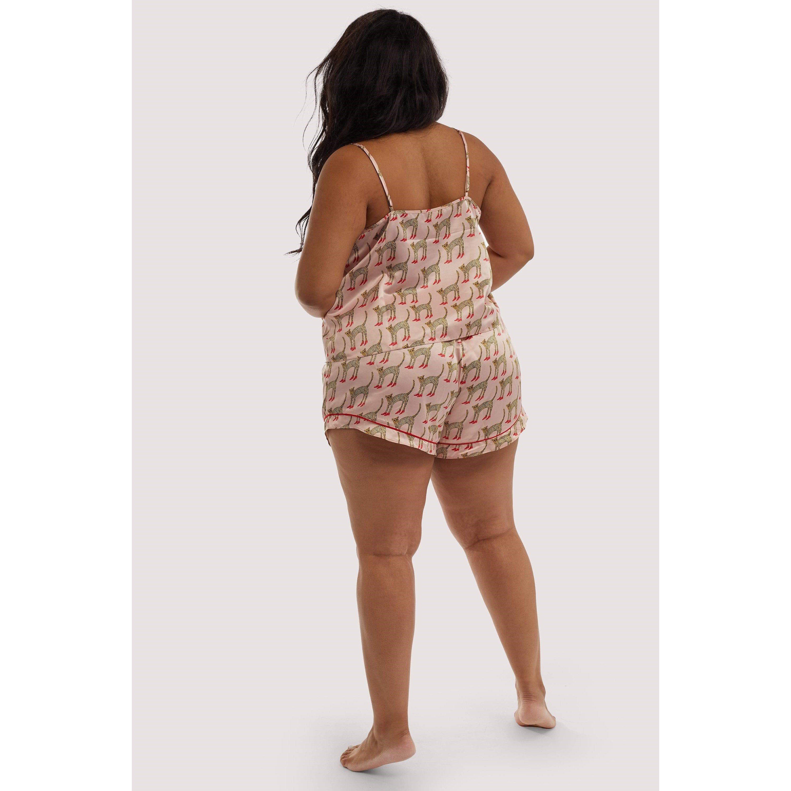 Pink - Playful Promises - Bouffants Recycled Pink Cheeta Recycled Cami - 5