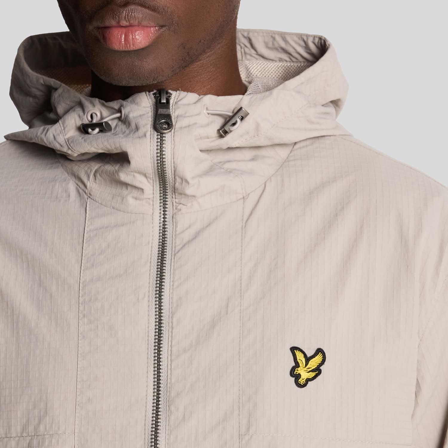 Grey - Lyle and Scott - Lightweight Ripstop Jacket - 4