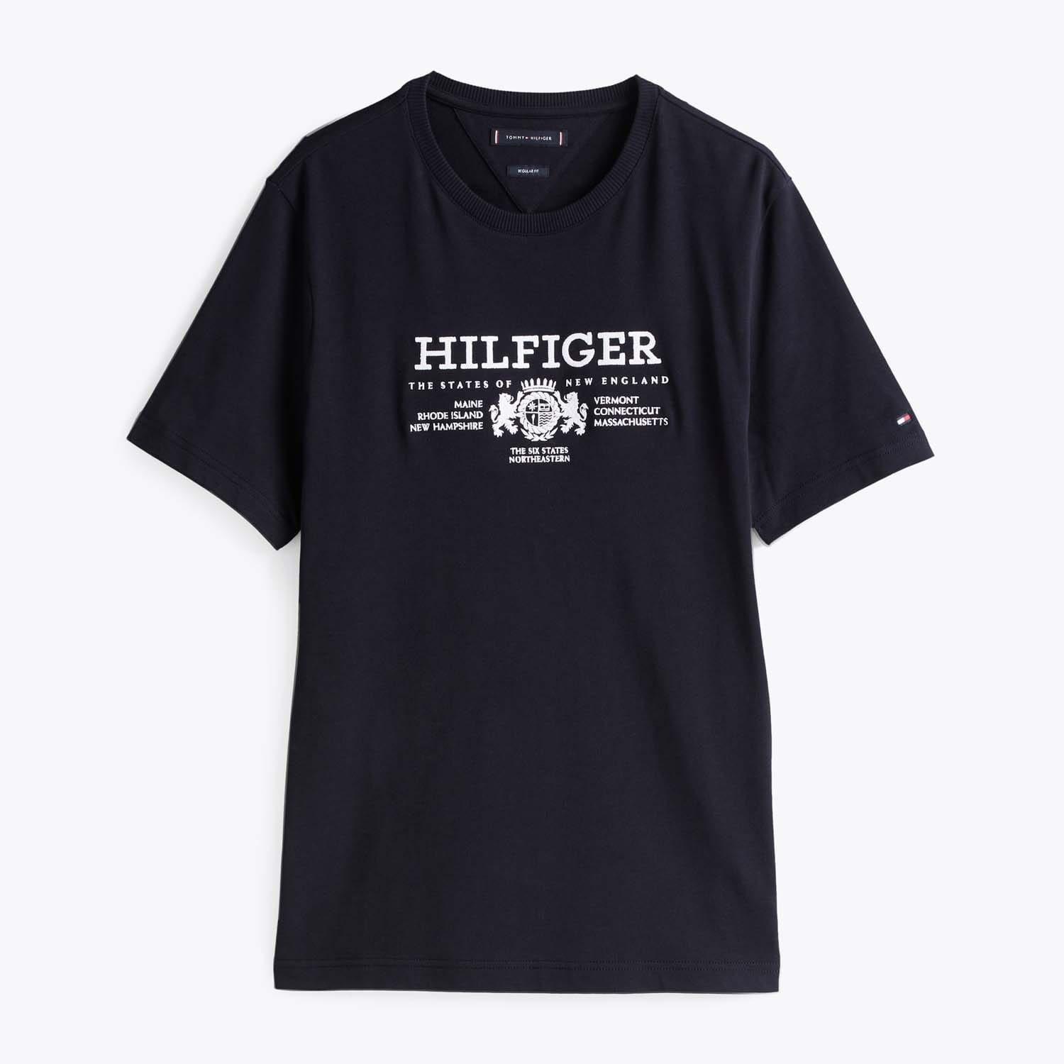 Tommy Hilfiger Crest Logo Embroidery T-Shirt
