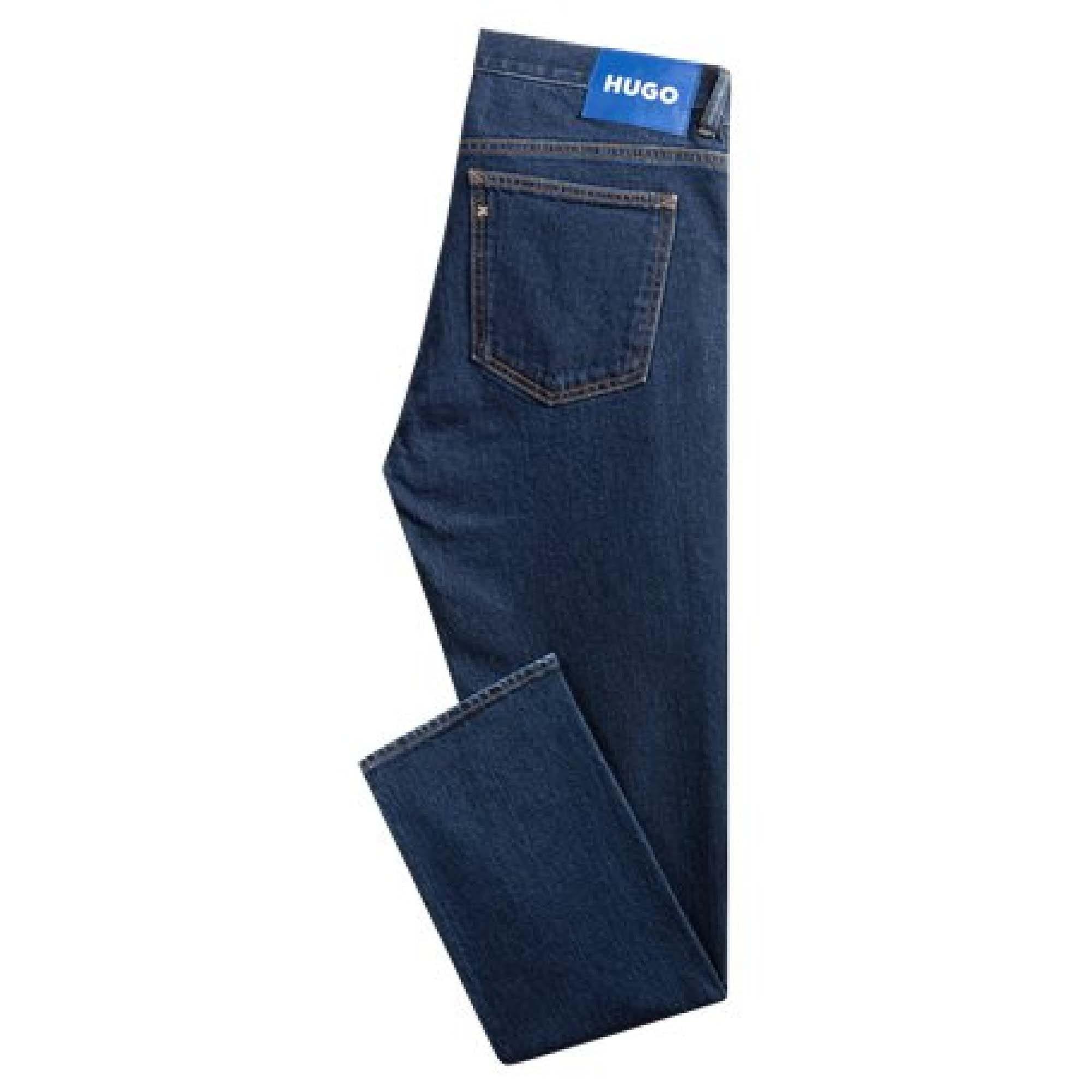 Blue - Hugo - Ash Slim-Fit Jeans - 4