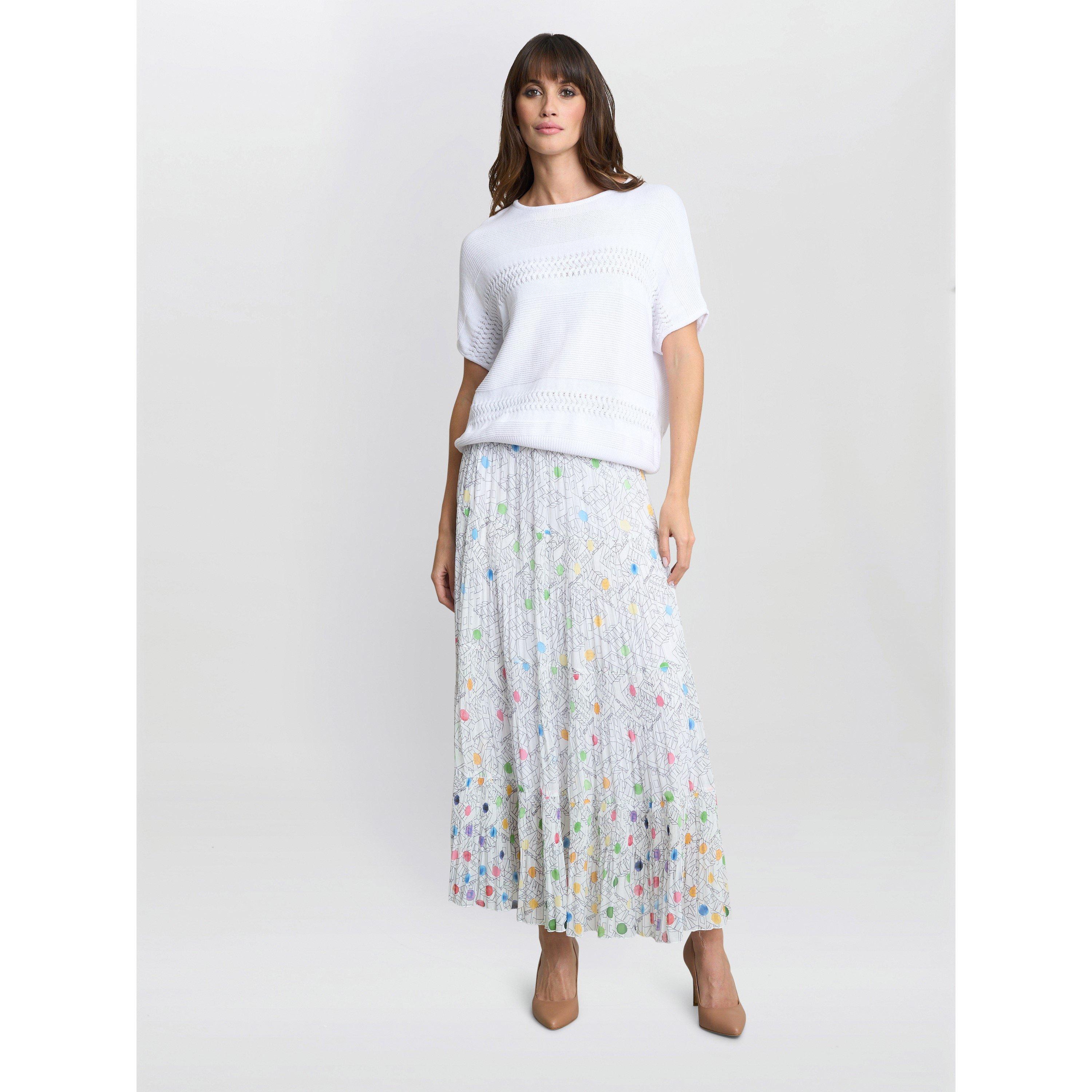 White - Gina Bacconi - Women's LAYLA Knitted Jumpsuit - 3