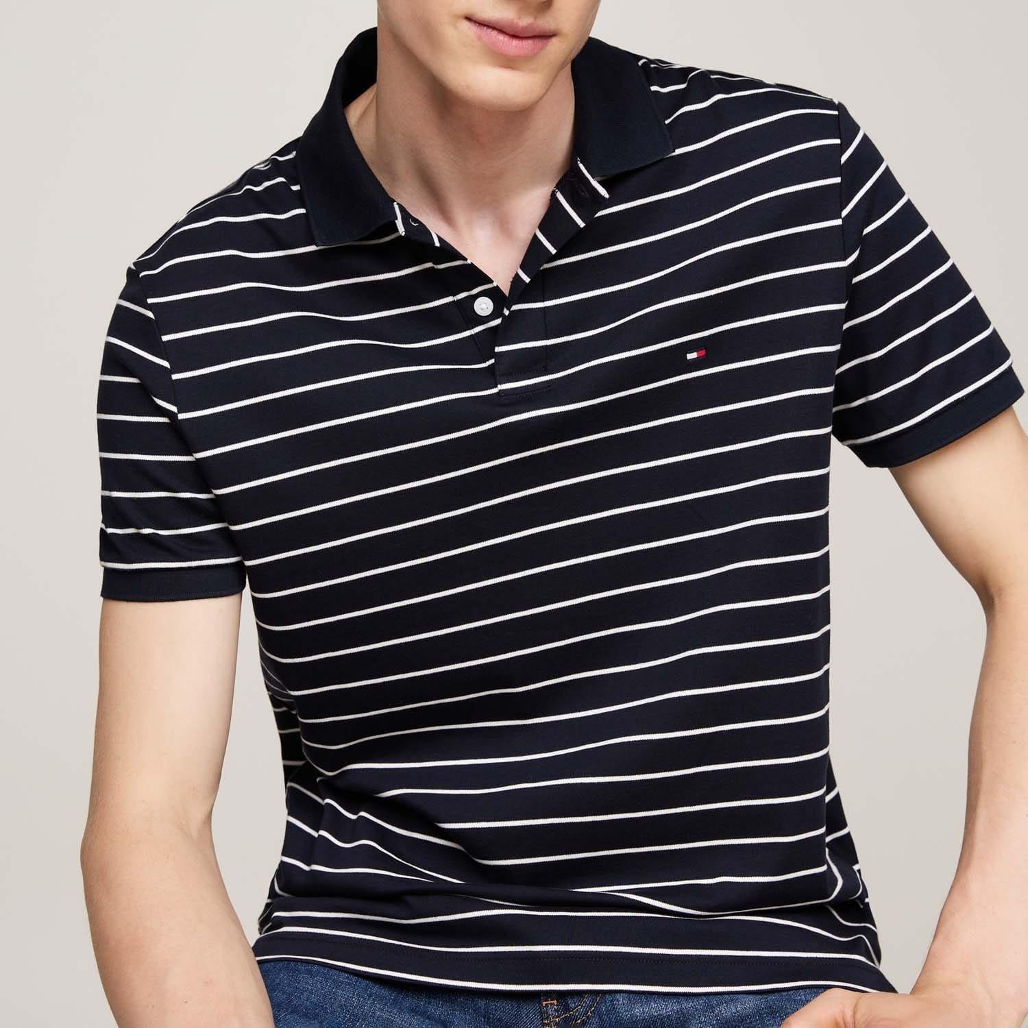 Blue - Tommy Hilfiger - Regular-Fit Polo Shirt - 3