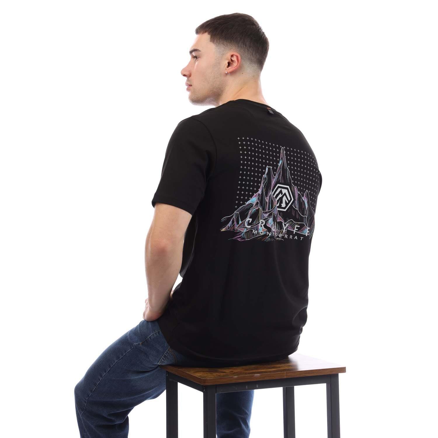 Black - Cruyff - Magma T-Shirt - 4