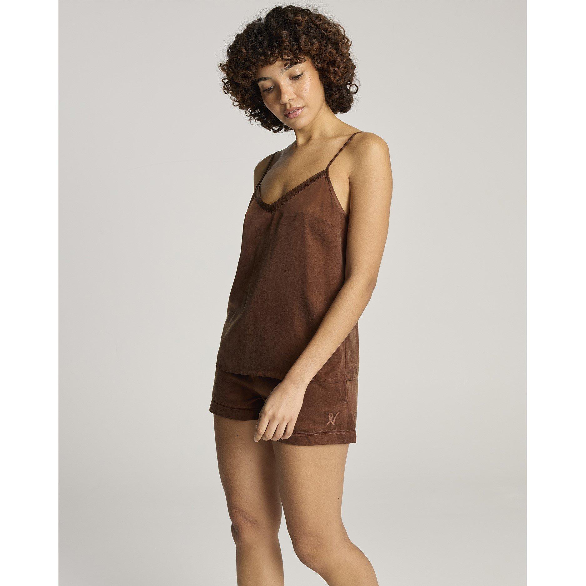 Cocoa - Nudea - Eco-Luxe Strappy Cami - Cocoa - 2