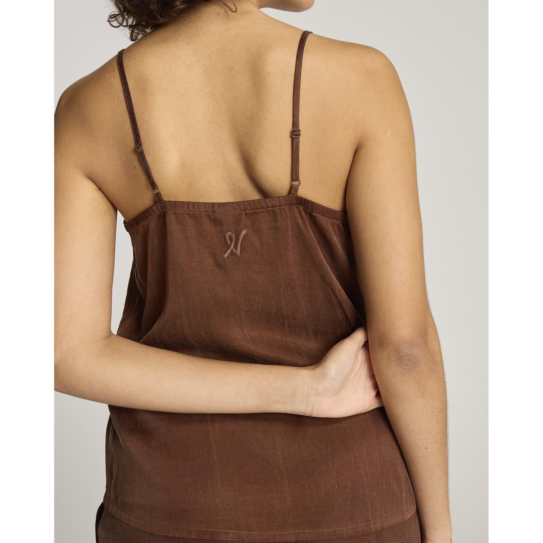 Cocoa - Nudea - Eco-Luxe Strappy Cami - Cocoa - 3