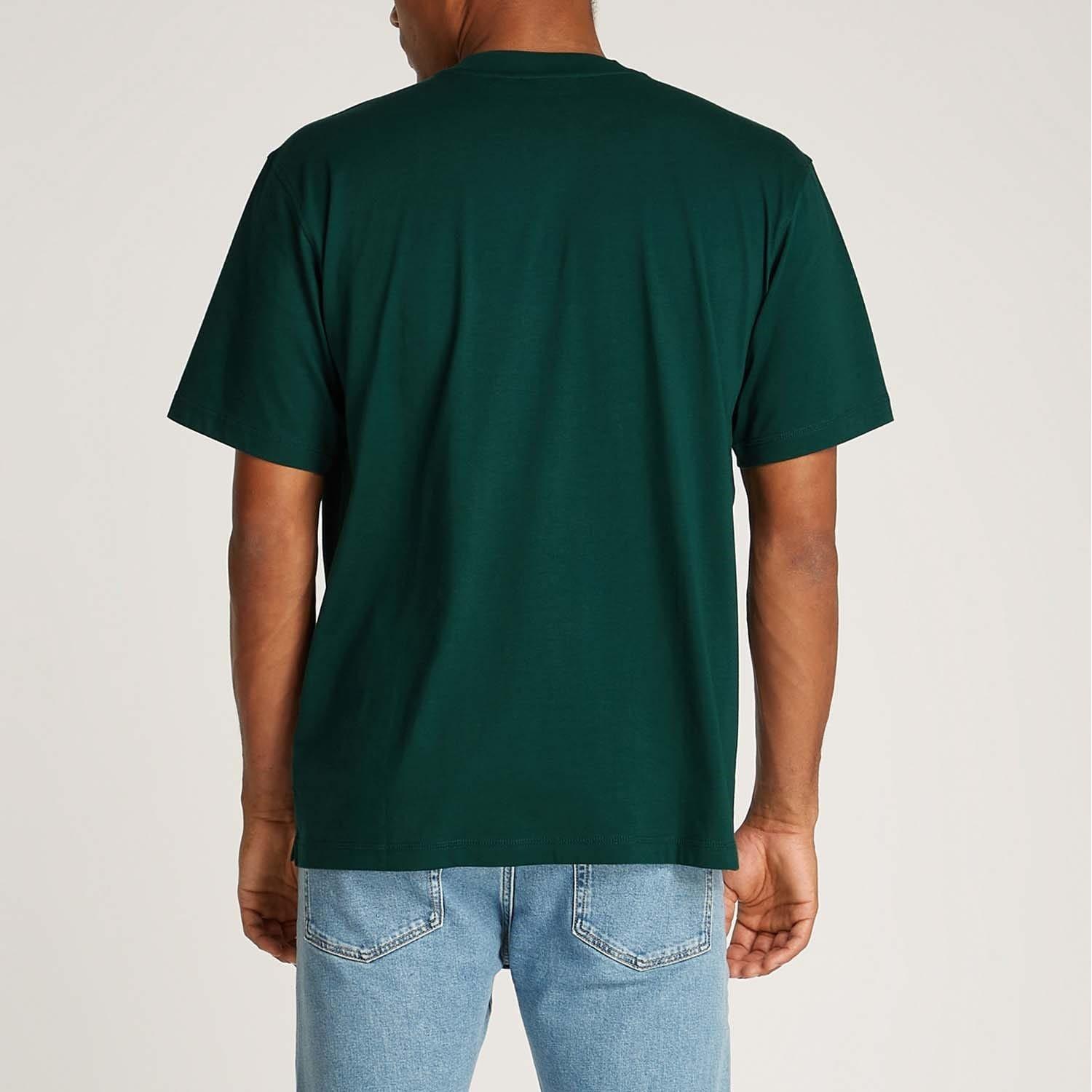 Green - Calvin Klein - Woven Label Relaxed T-Shirt - 2