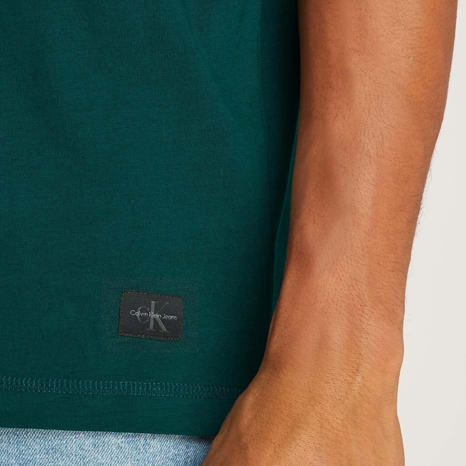 Green - Calvin Klein - Woven Label Relaxed T-Shirt - 5