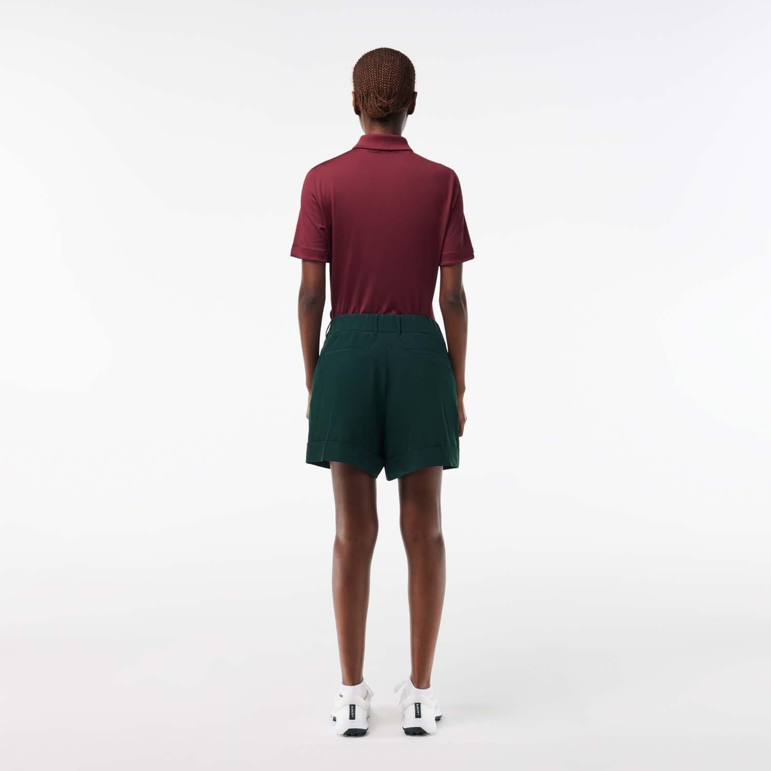 Green - Lacoste - Lightweight Stretch Taffeta Golf Shorts - 2