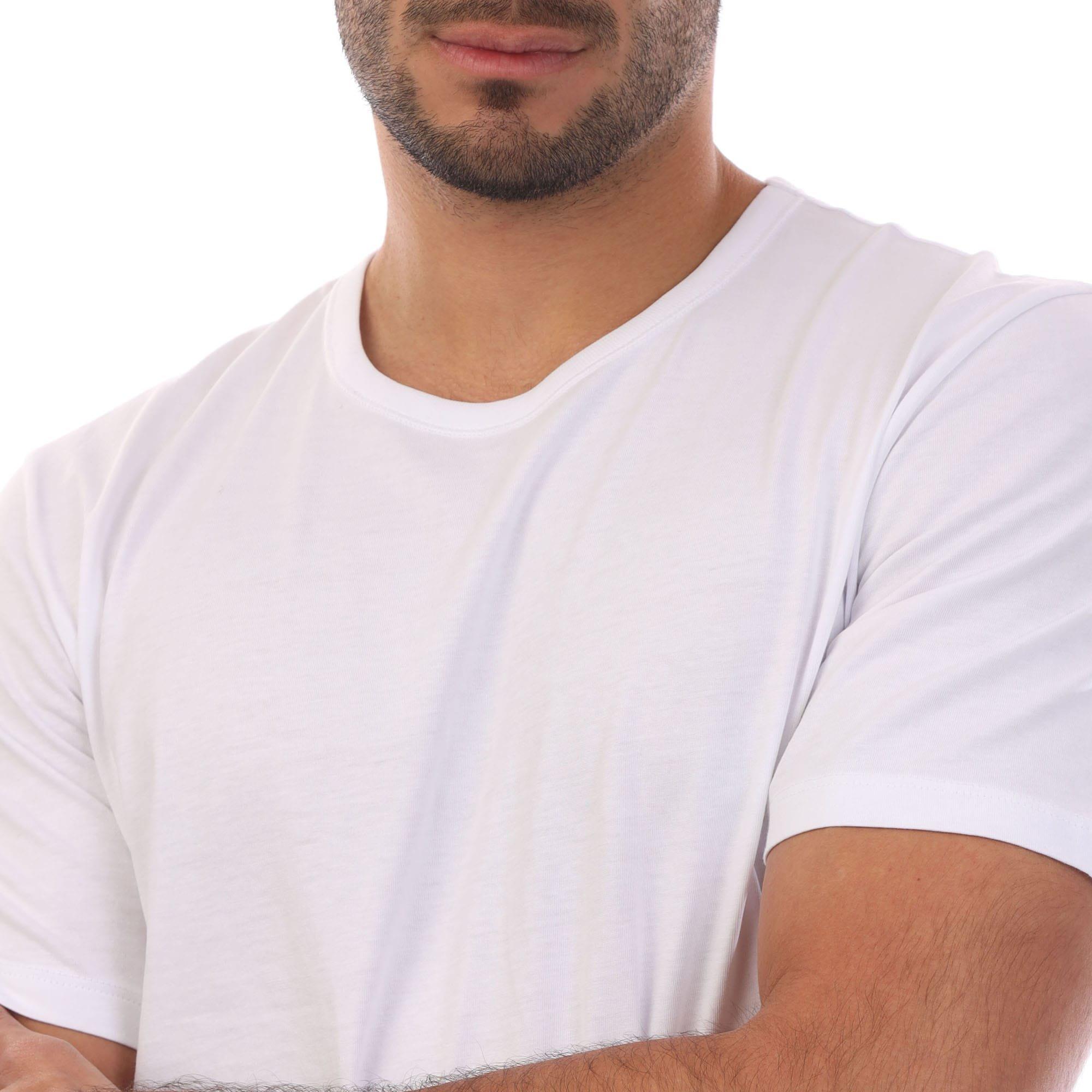 White - Boss - 5 Pack of T-Shirts - 3