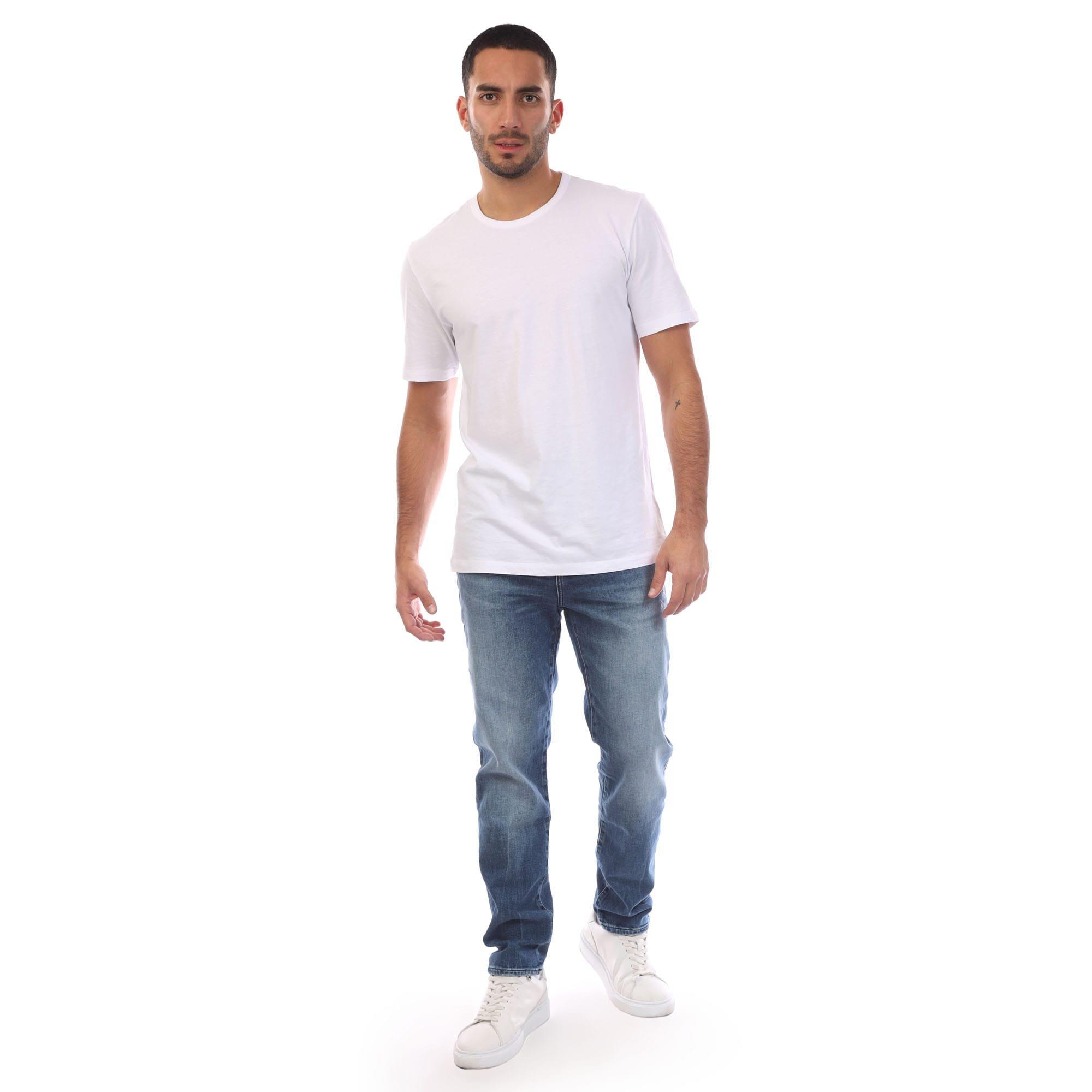 White - Boss - 5 Pack of T-Shirts - 4