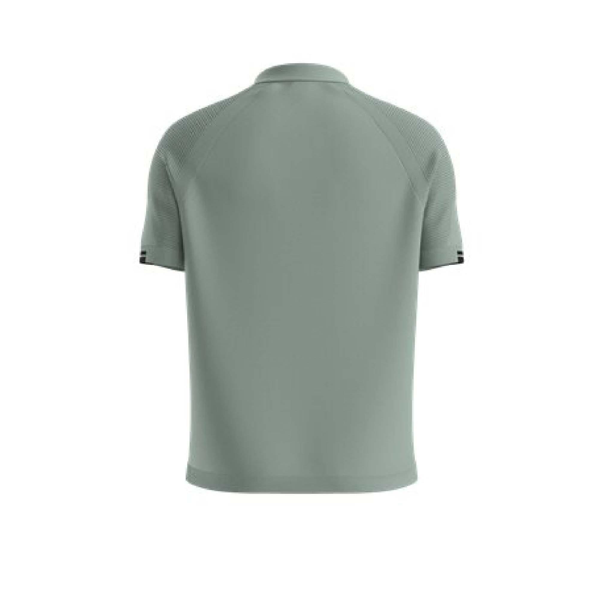 Green - Boss - K Perform Max Zip Neck Polo Shirt - 4
