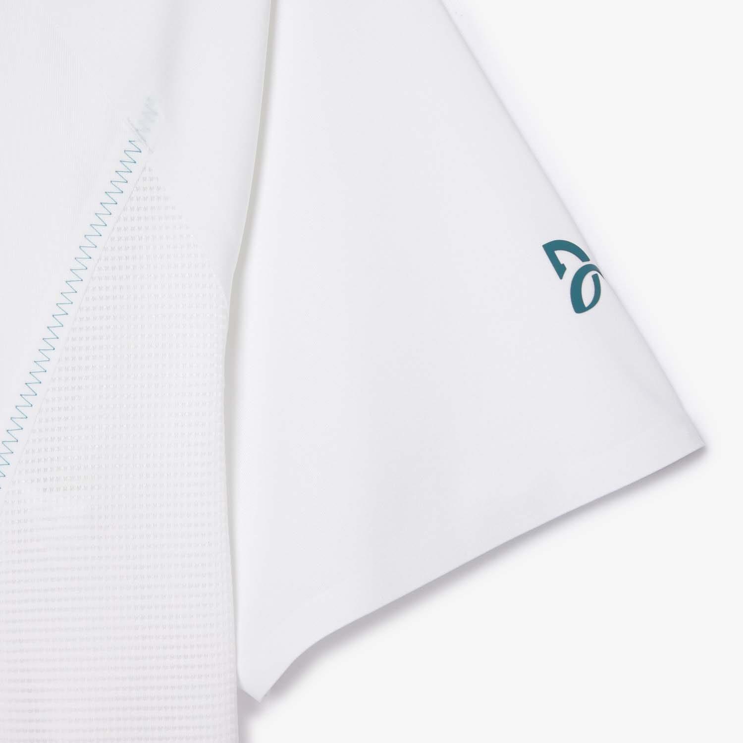 White - Lacoste - Tennis x Novak Djokovic Regular-Fit Polo Shirt - 2