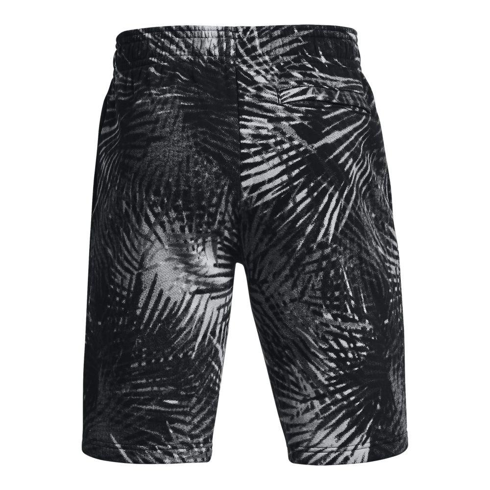 Black - Under Armour - Rival Fleece Sport Palm Shorts - 2