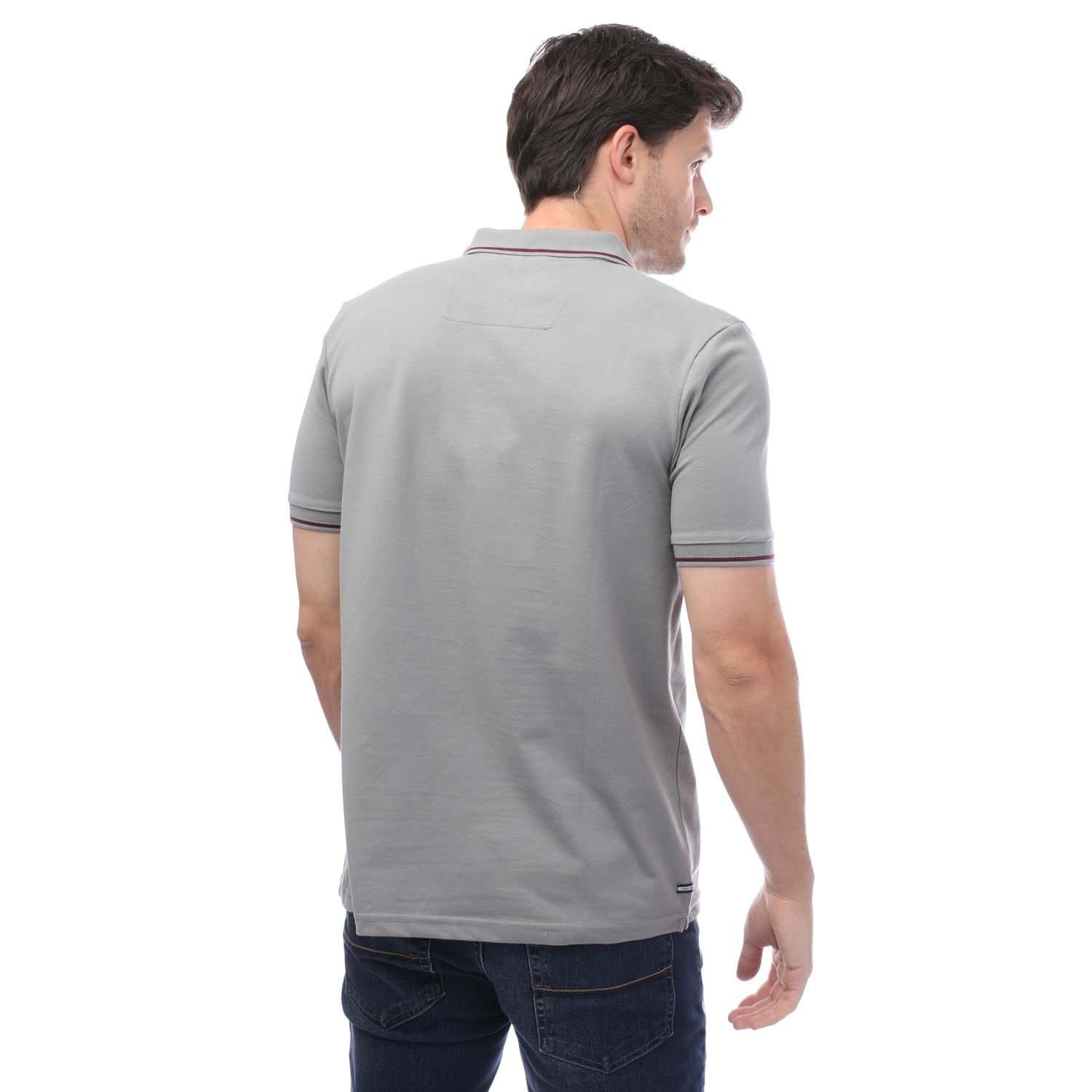 Grey - Weekend Offender - Spello Piped Polo Shirt - 2
