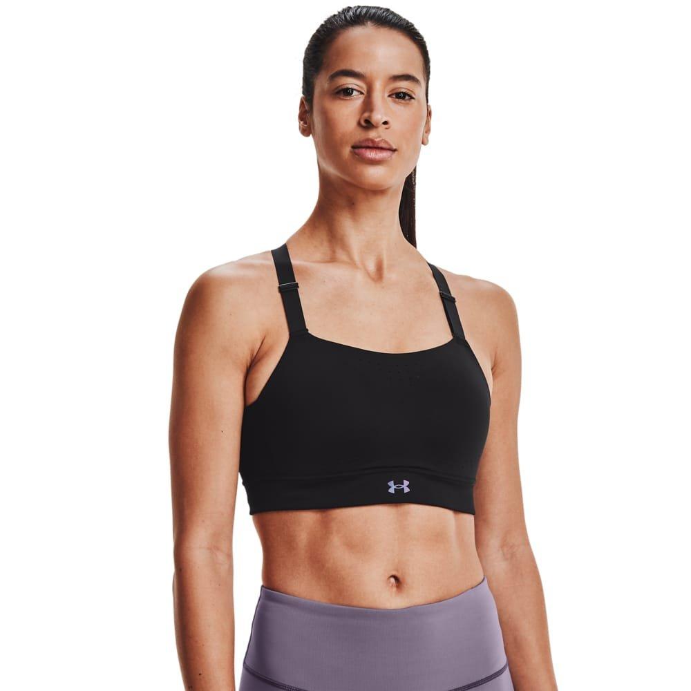 Black - Under Armour - UA Rush High Sports Bra - 1