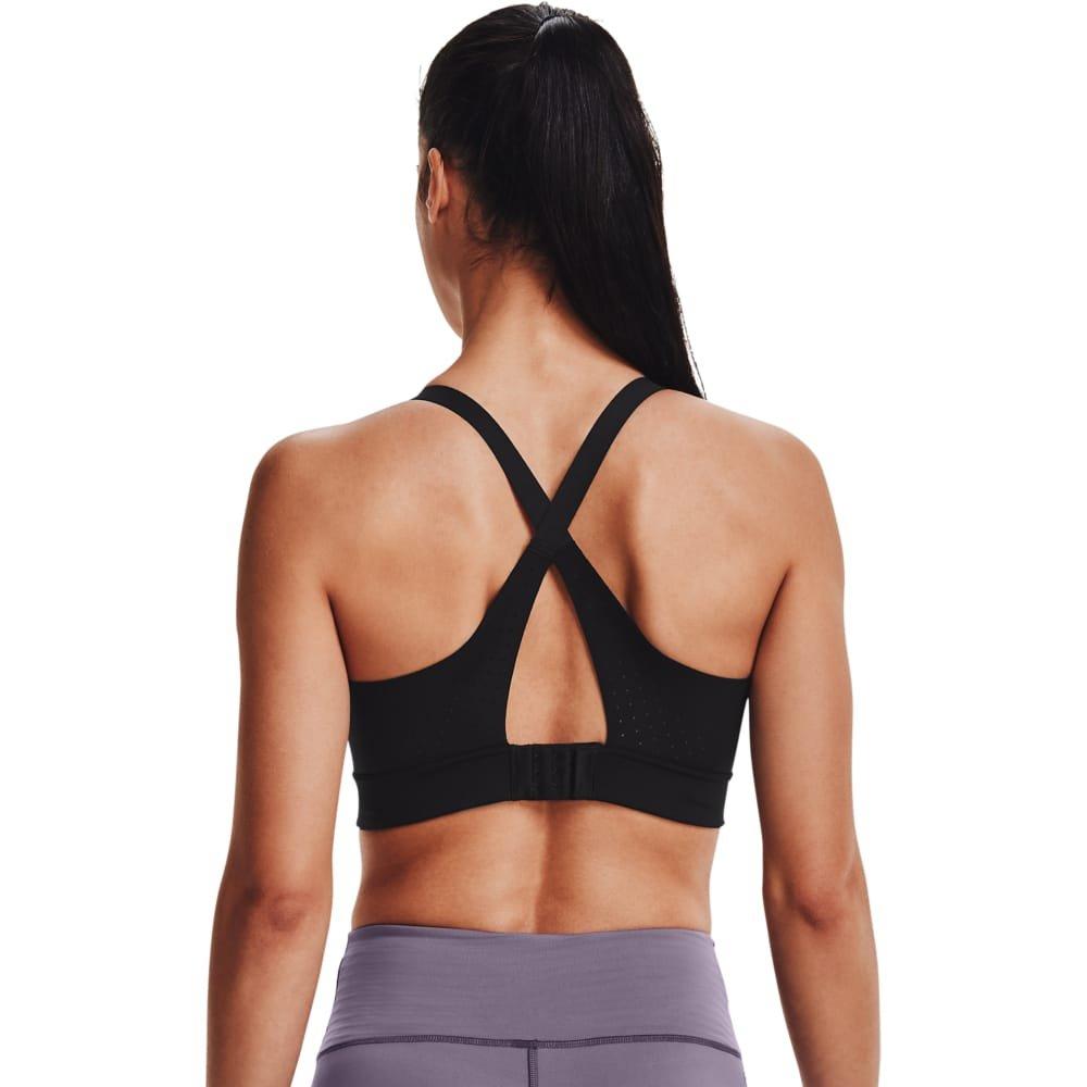 Black - Under Armour - UA Rush High Sports Bra - 2