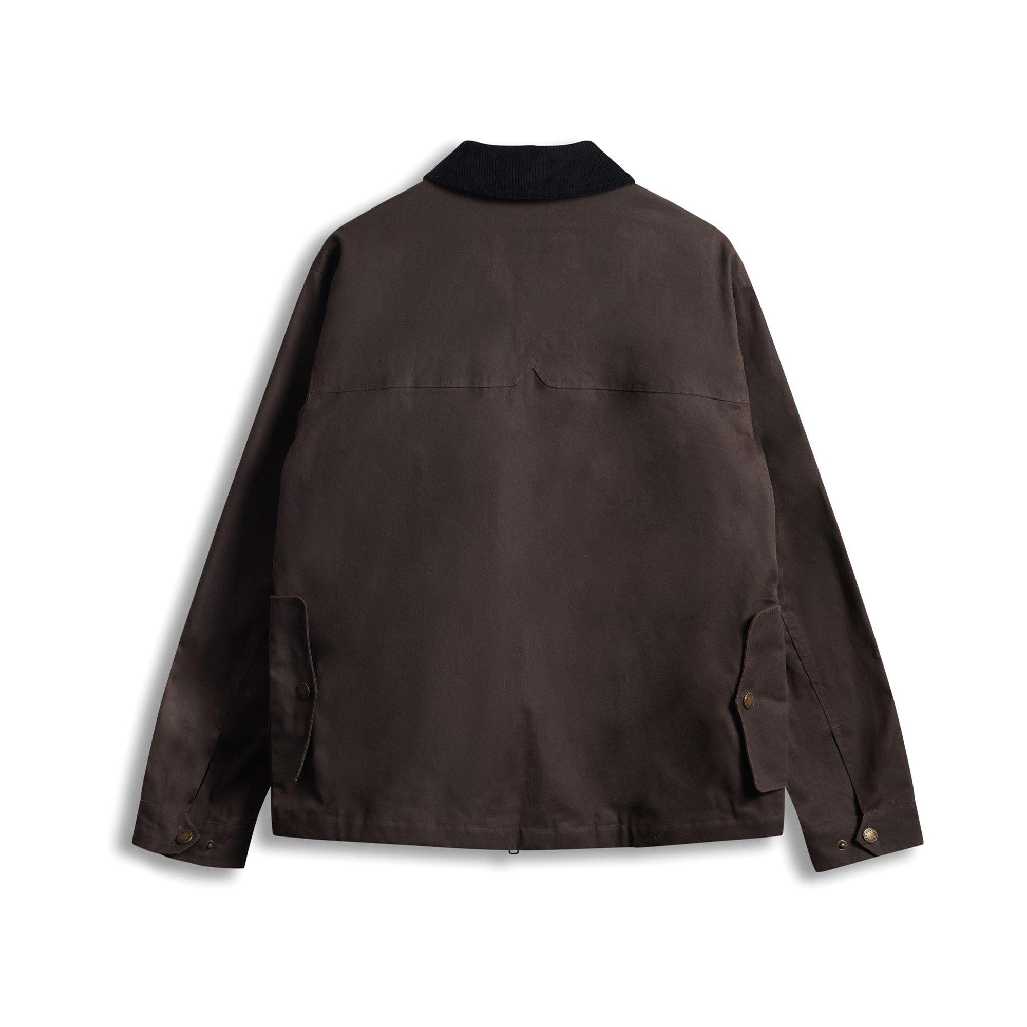 Chocolate Brown - Hunter - DUGGAN OVERSIZED WAXED JACKET - 2