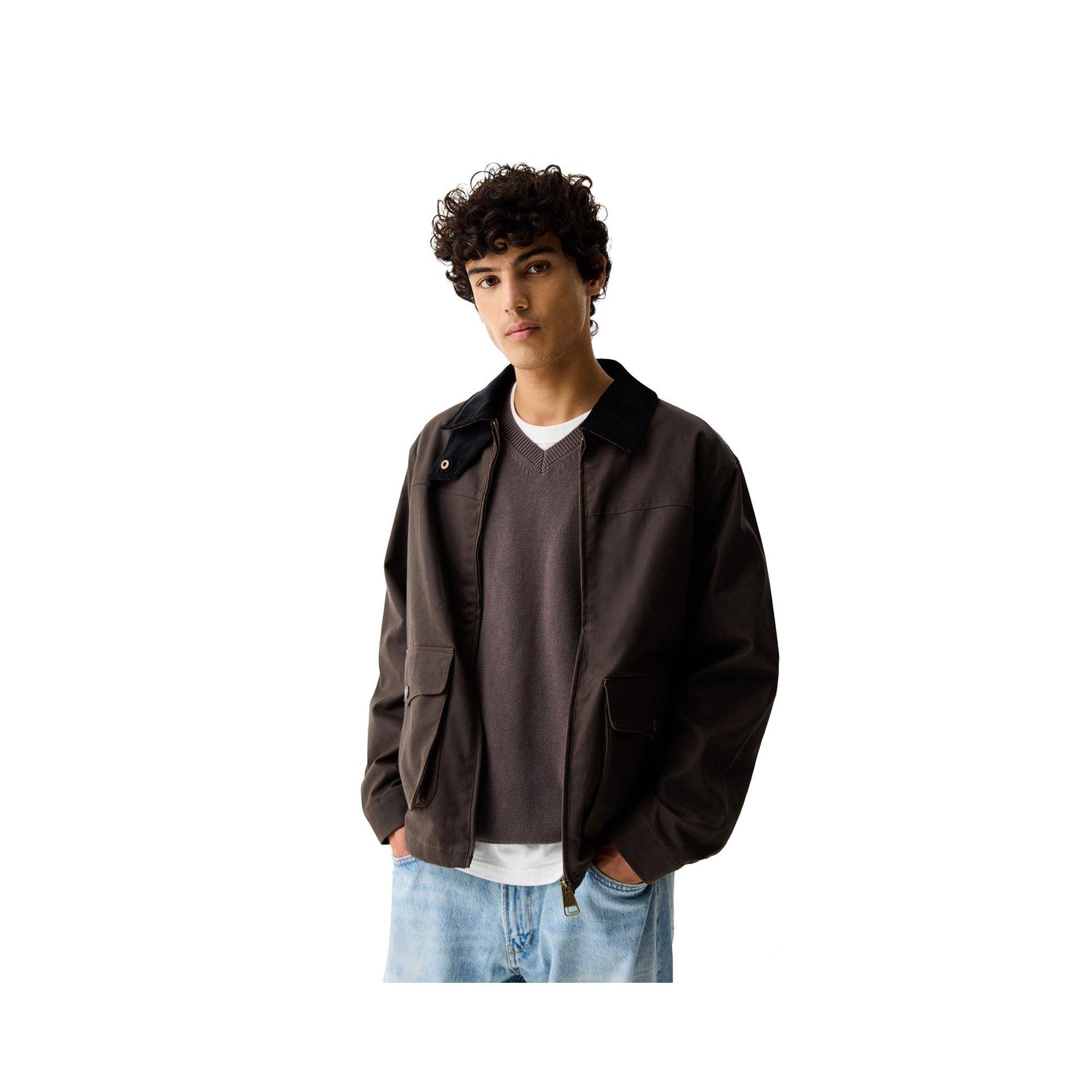 Chocolate Brown - Hunter - DUGGAN OVERSIZED WAXED JACKET - 3