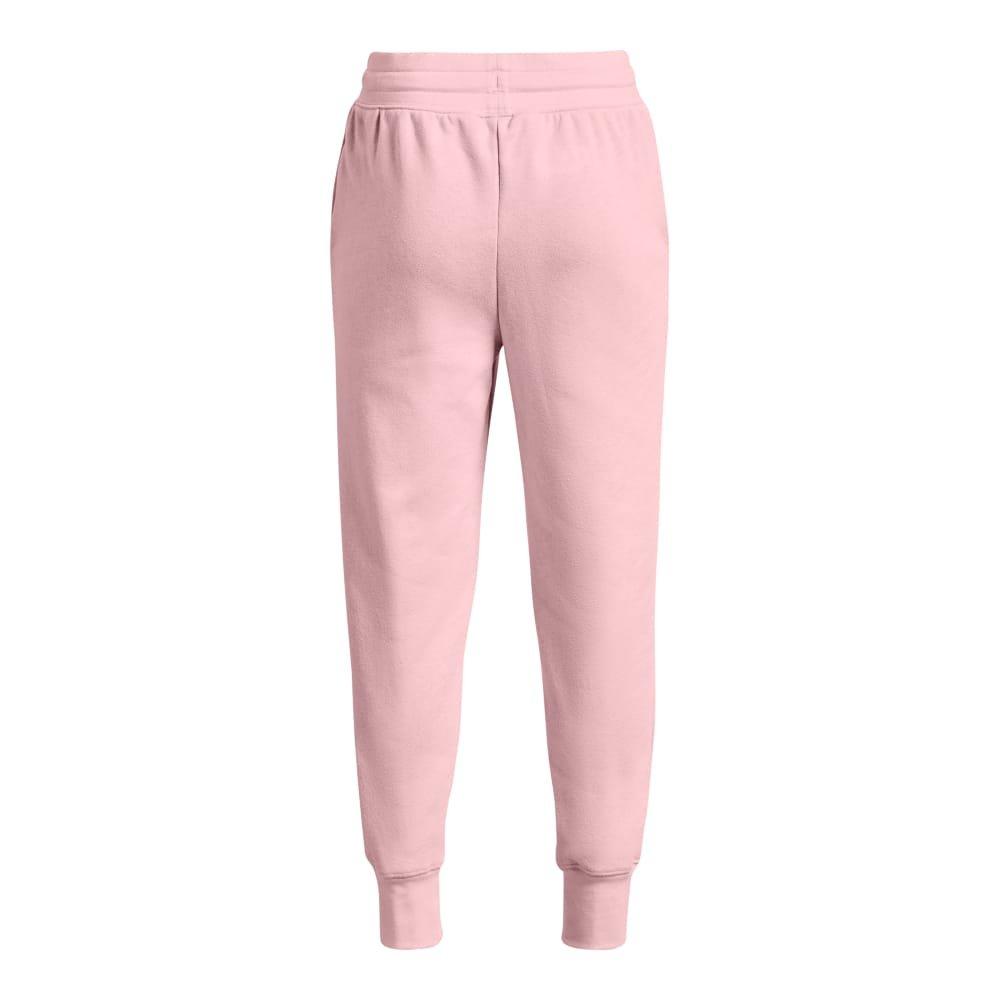 Pink - Under Armour - Kids' Rival Closed Hem Fleece Joggers - 2