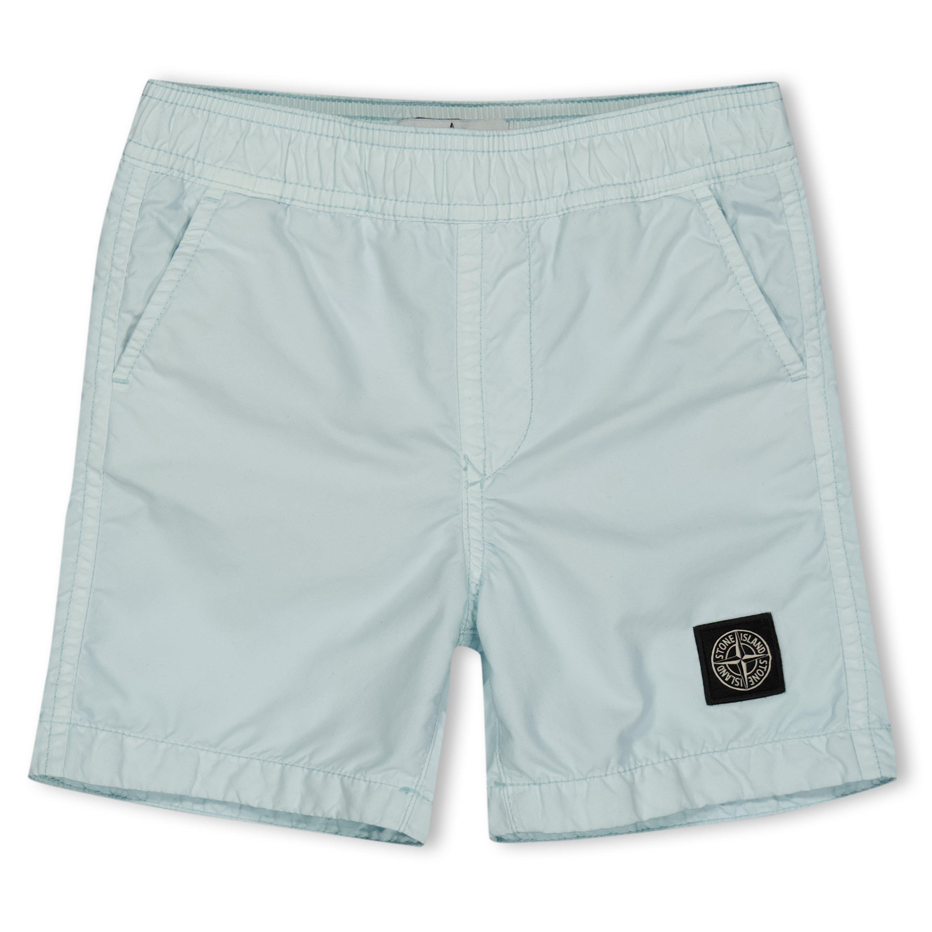 Stone Island Kids' Swim Shorts - Sky Blue V0041 - 14 Years