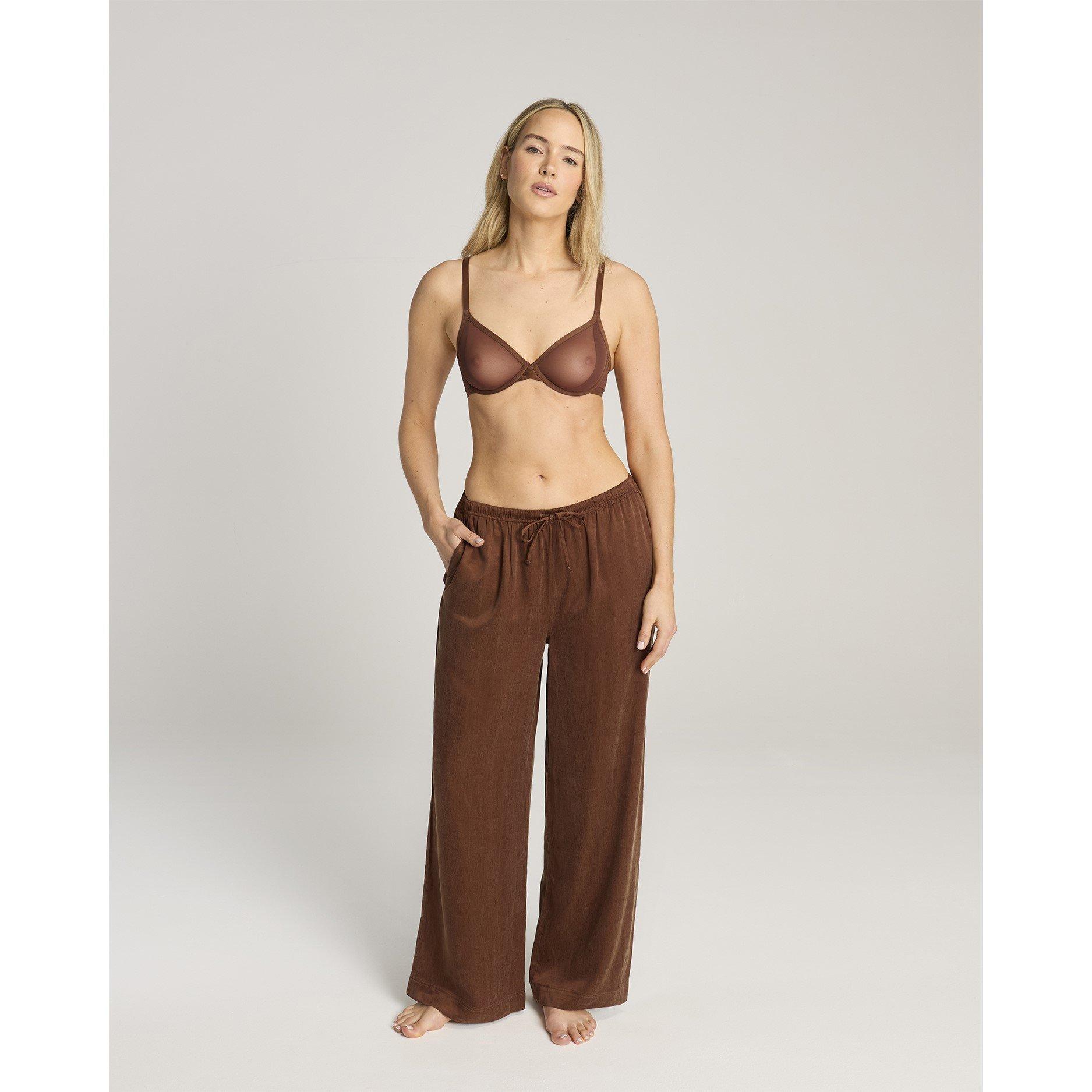 Cocoa - Nudea - Eco-Luxe Drawstring Trouser - Cocoa - 1
