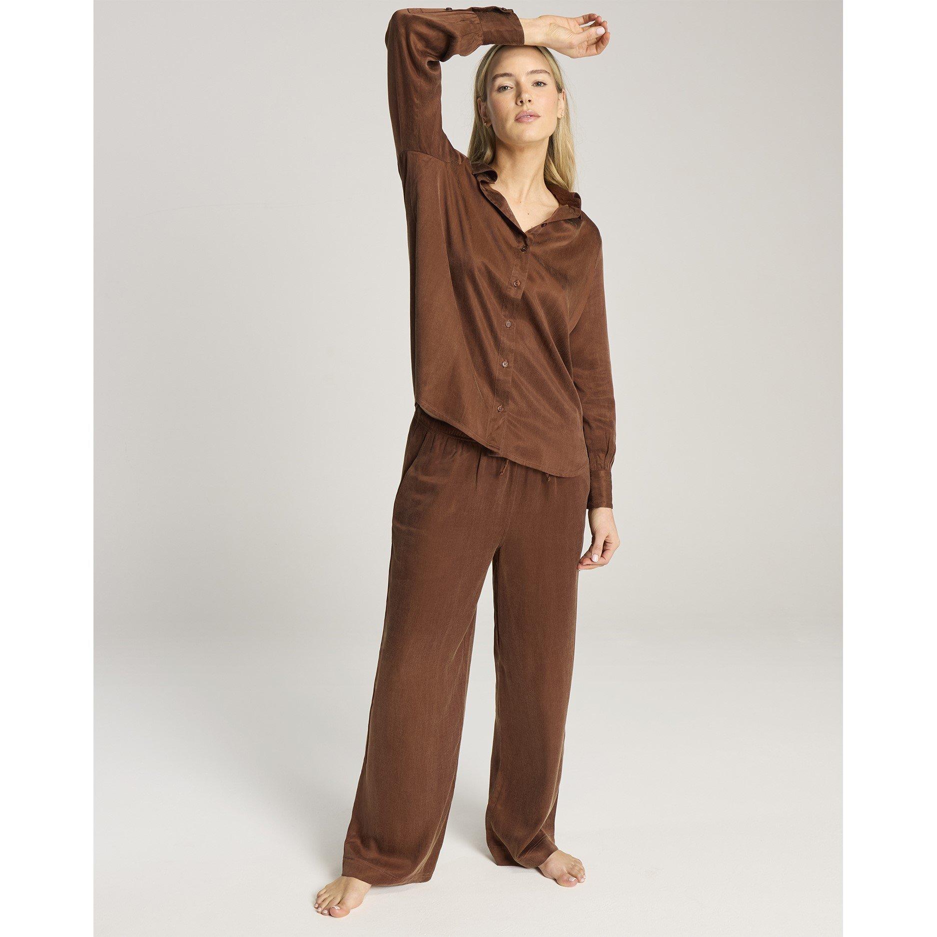 Cocoa - Nudea - Eco-Luxe Drawstring Trouser - Cocoa - 2