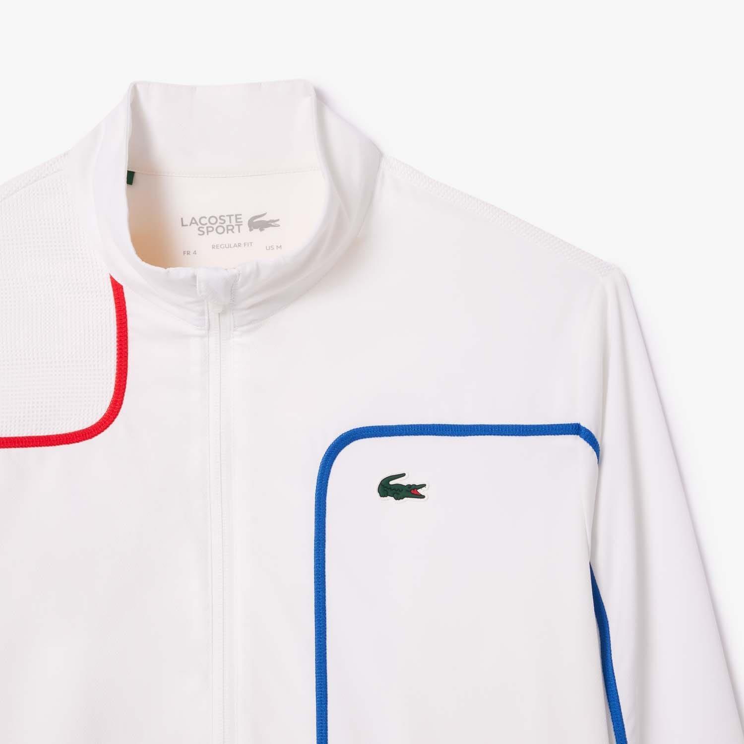 White - Lacoste - Colour Block Tennis Tracksuit - 4