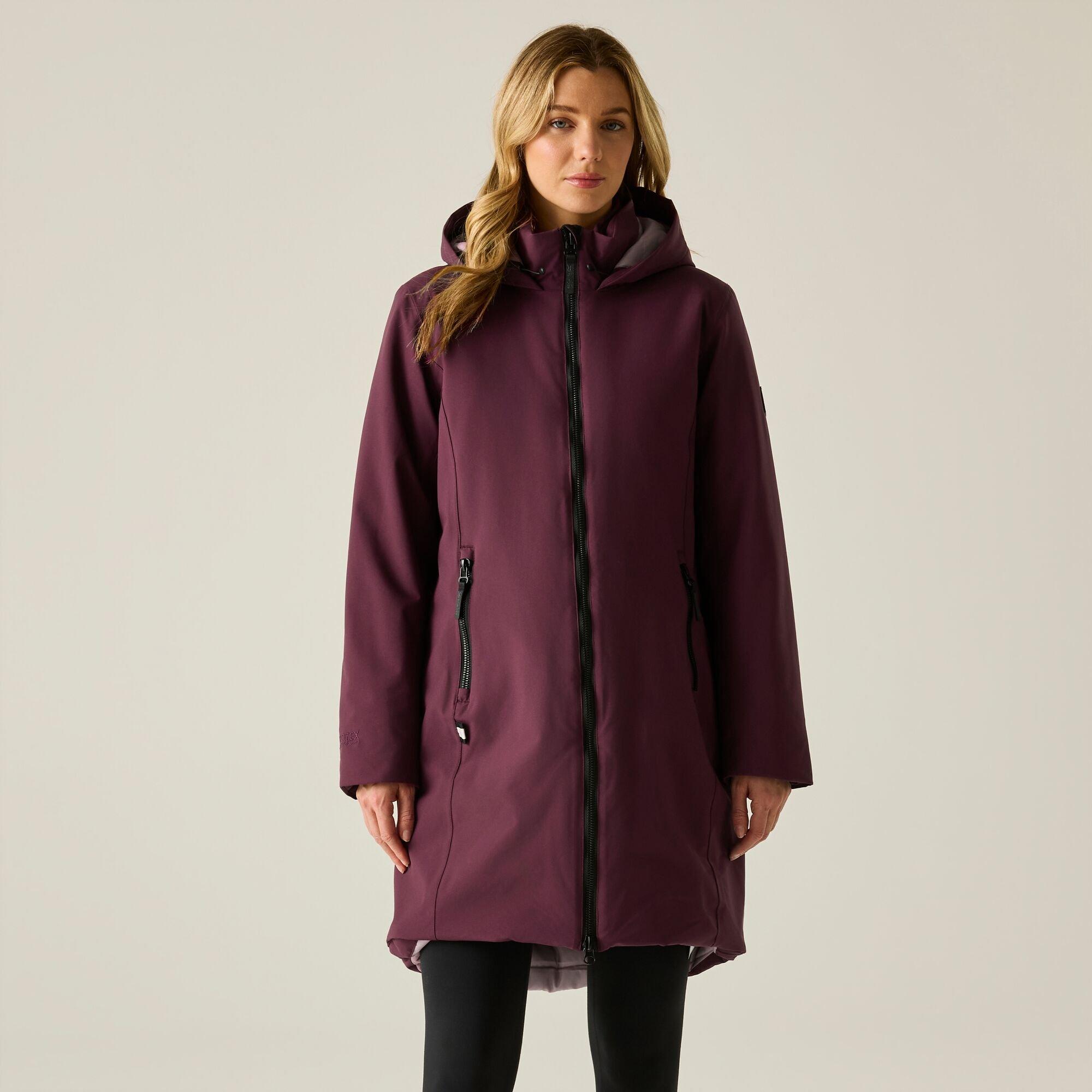 Womens Marron Waterproof Jacket