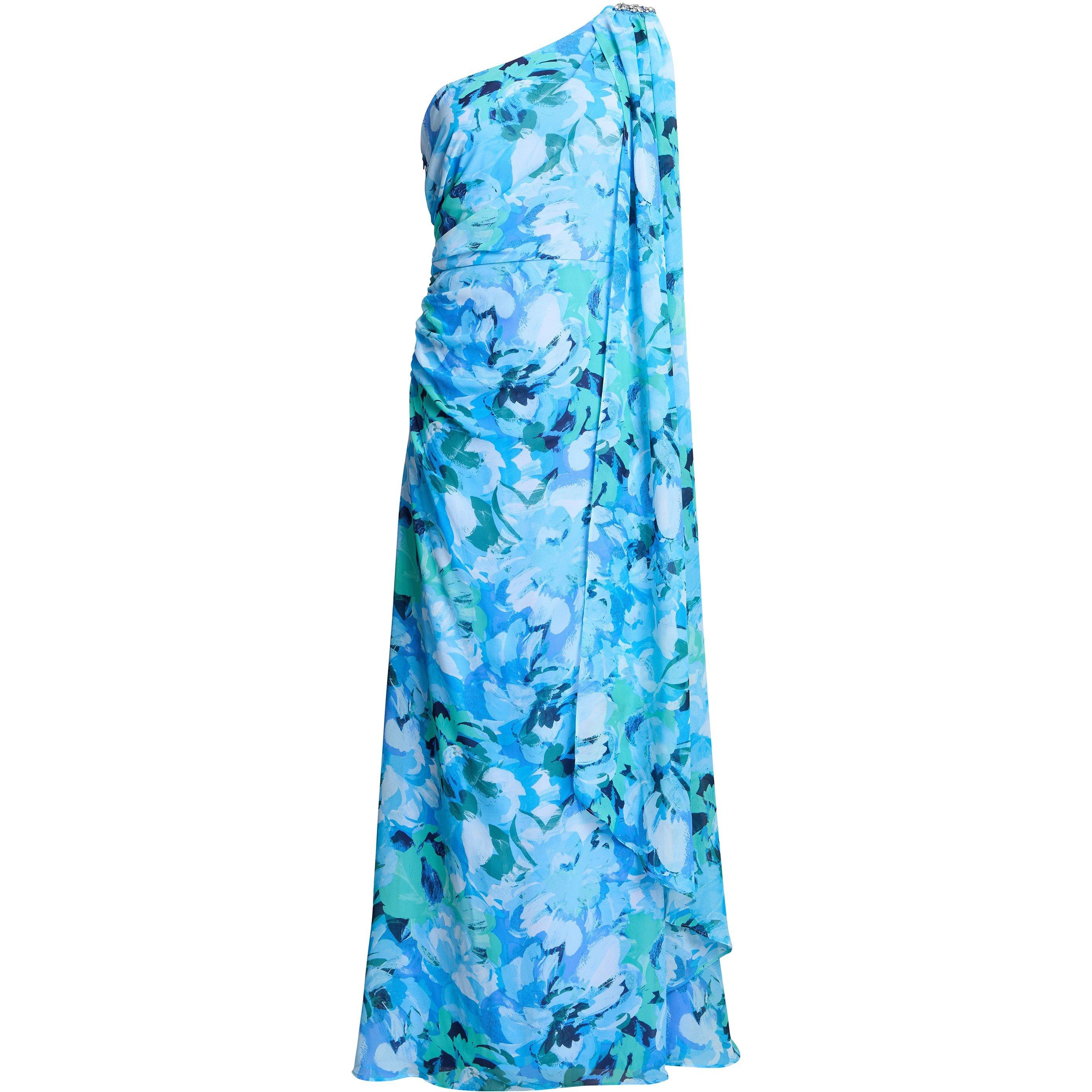 Perri - Gina Bacconi - Amelie Printed Chiffon Maxi Dress - 4