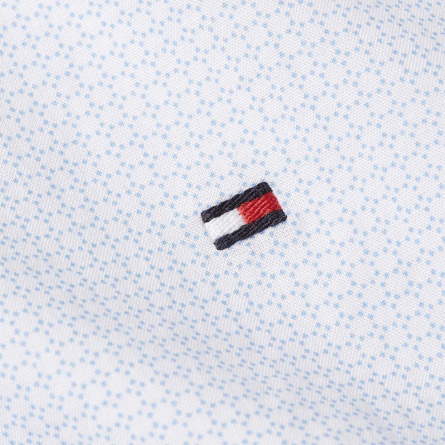 Blue - Tommy Hilfiger - Flex Micro Foulard Shirt - 6