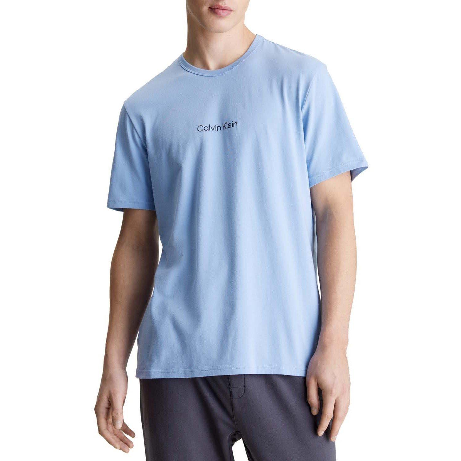 Blue - Calvin Klein - Crew Neck Lounge T-Shirt - 1