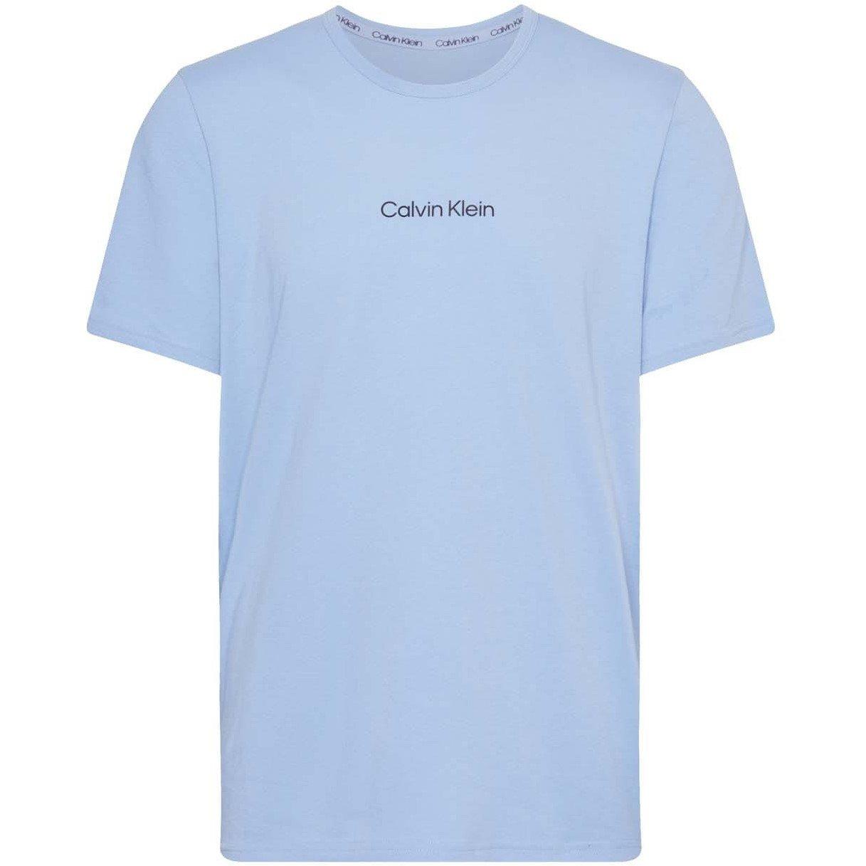 Blue - Calvin Klein - Crew Neck Lounge T-Shirt - 4
