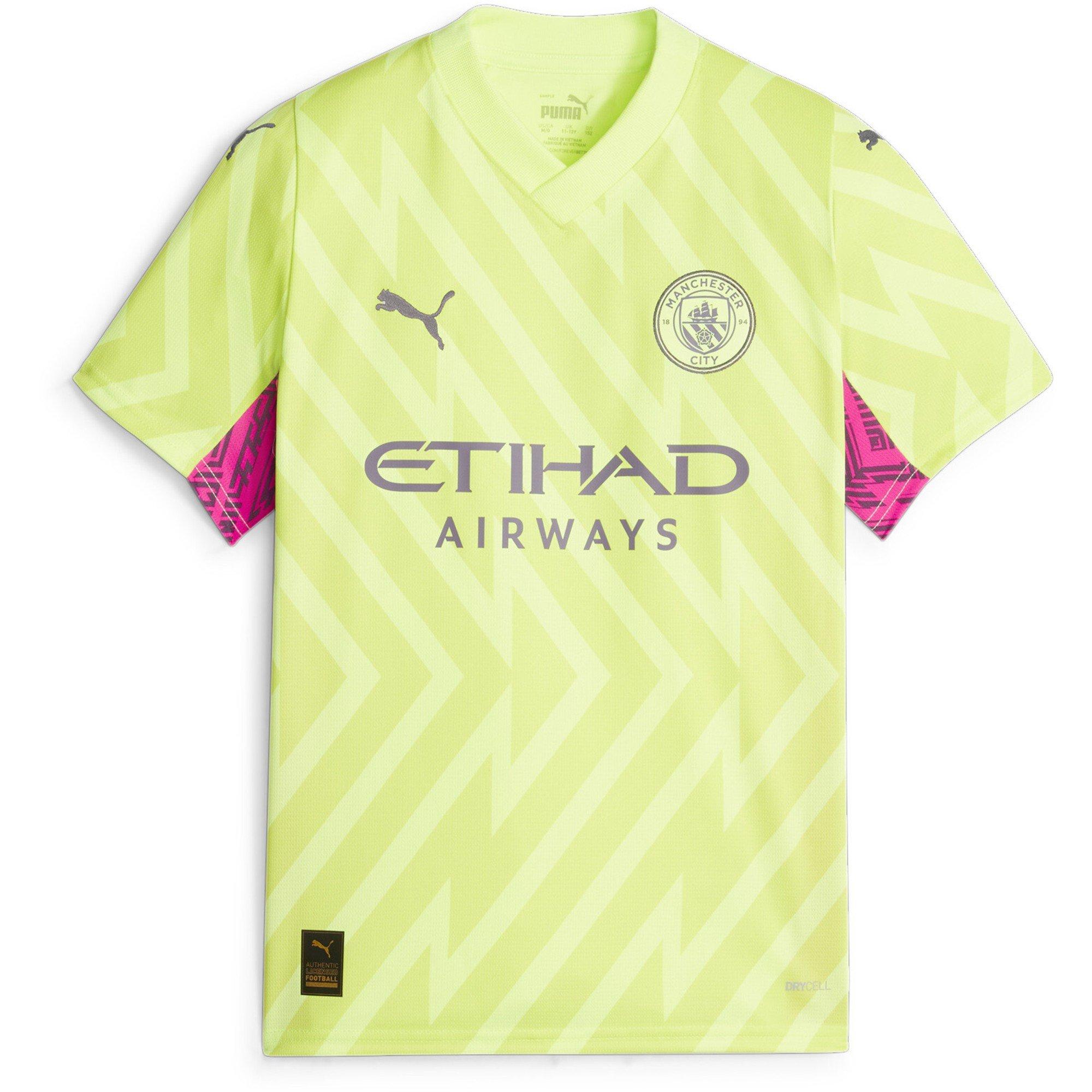 Mcfc Gk Jersey Replica Ss Jr Goalkeeper Top Unisex Kids