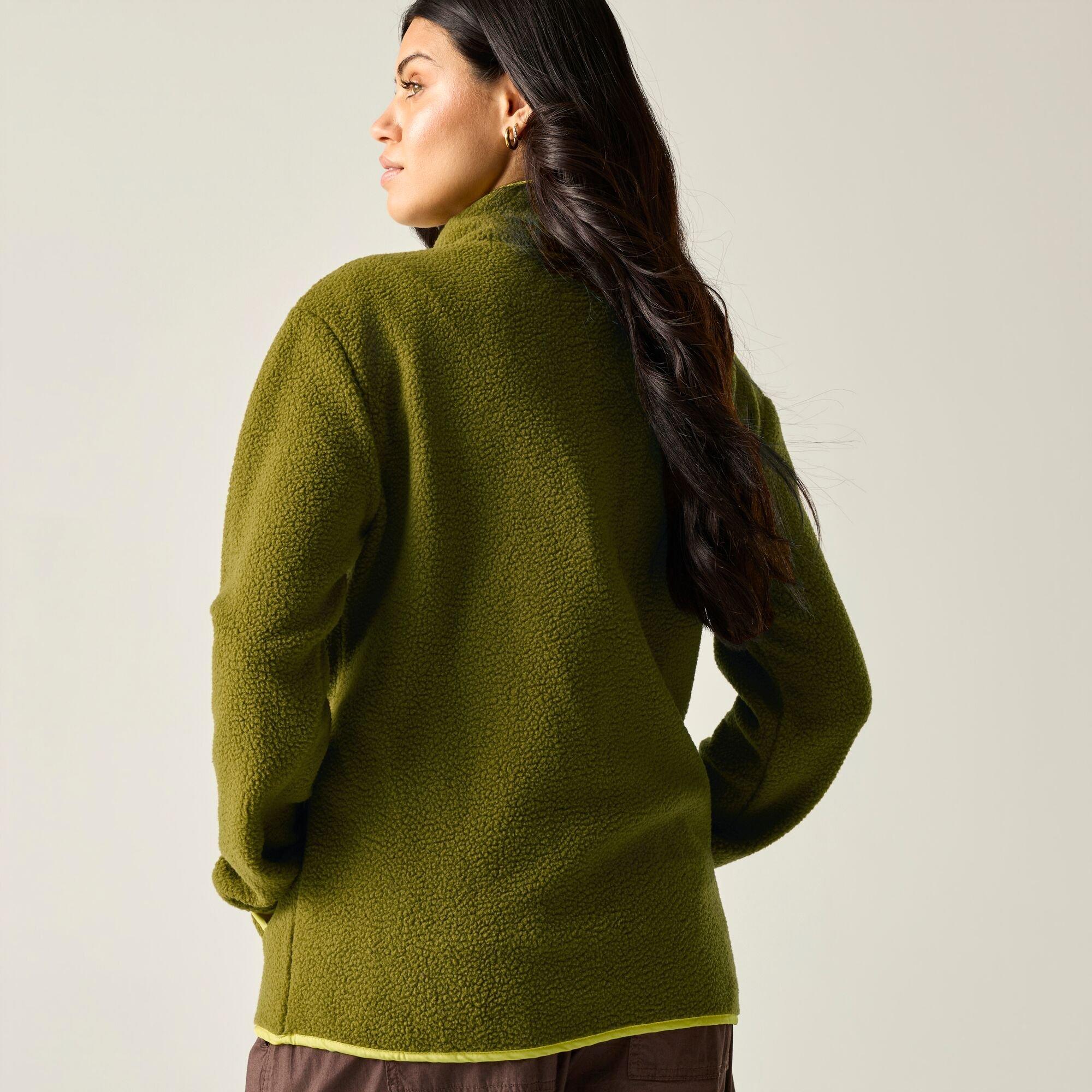 Fur Green/Eccli - Regatta - Womens Orla Print Borg Fleece - 3
