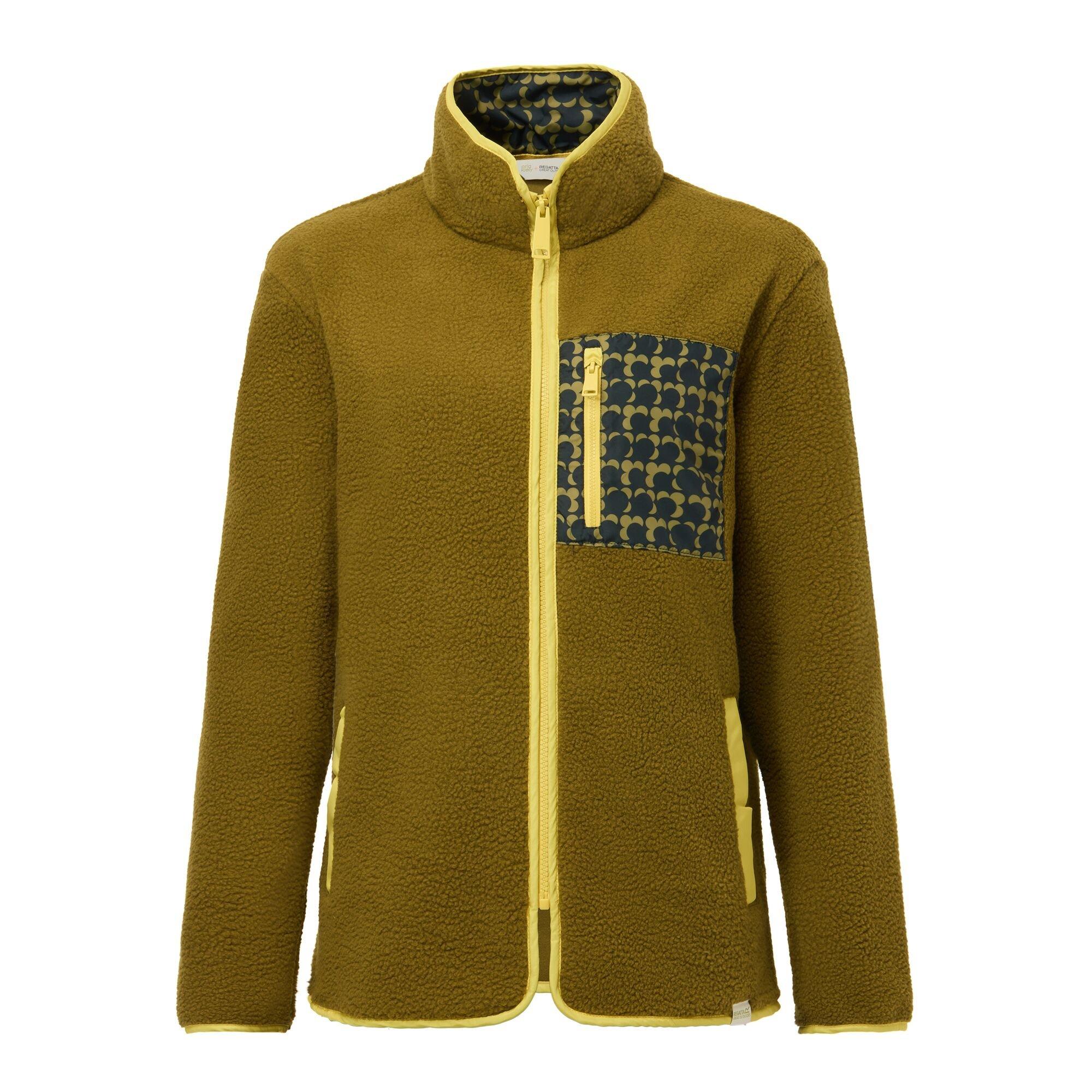 Fur Green/Eccli - Regatta - Womens Orla Print Borg Fleece - 7
