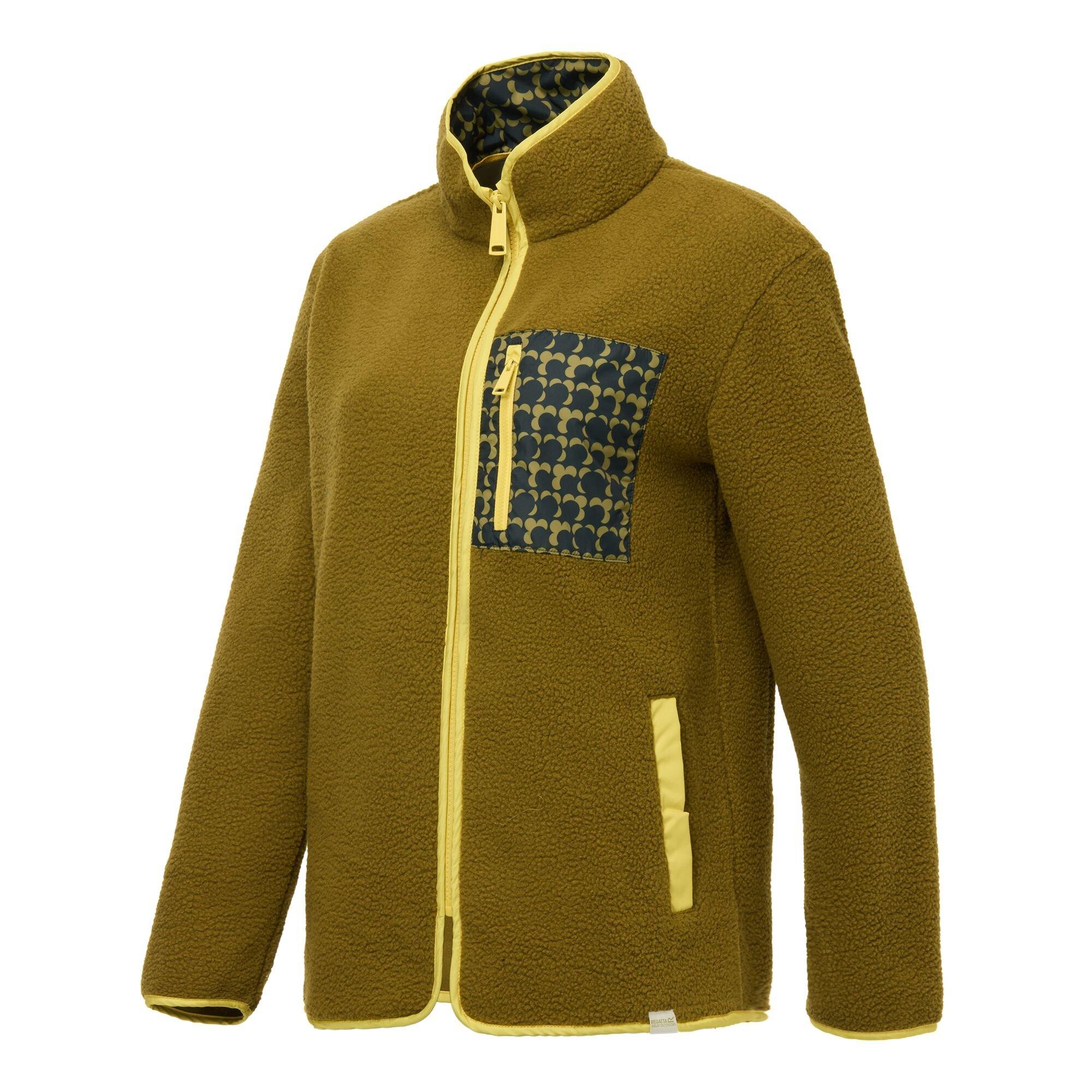 Fur Green/Eccli - Regatta - Womens Orla Print Borg Fleece - 8