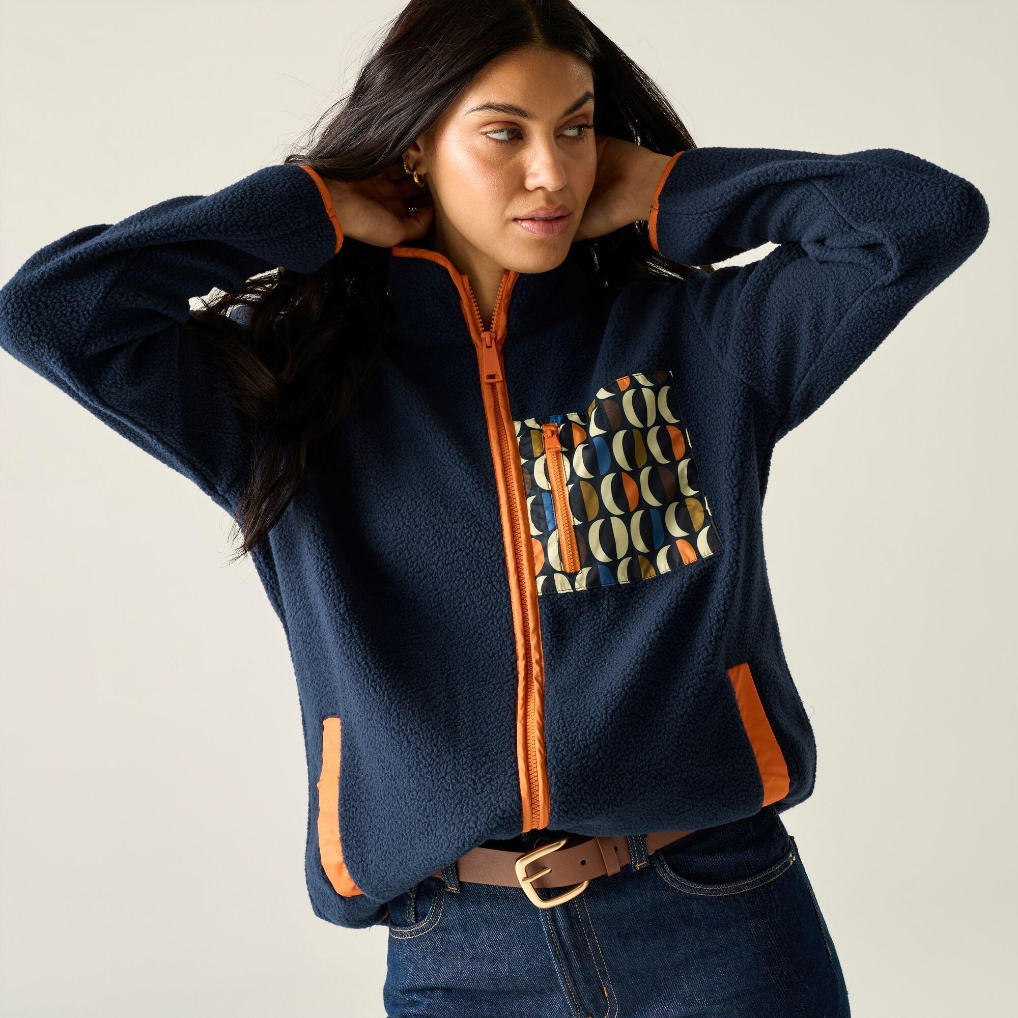 Womens Orla Print Borg Fleece