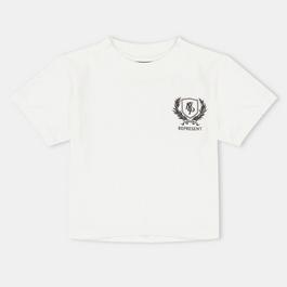 Represent Crest Logo Short Sleeved T Shirt Babies