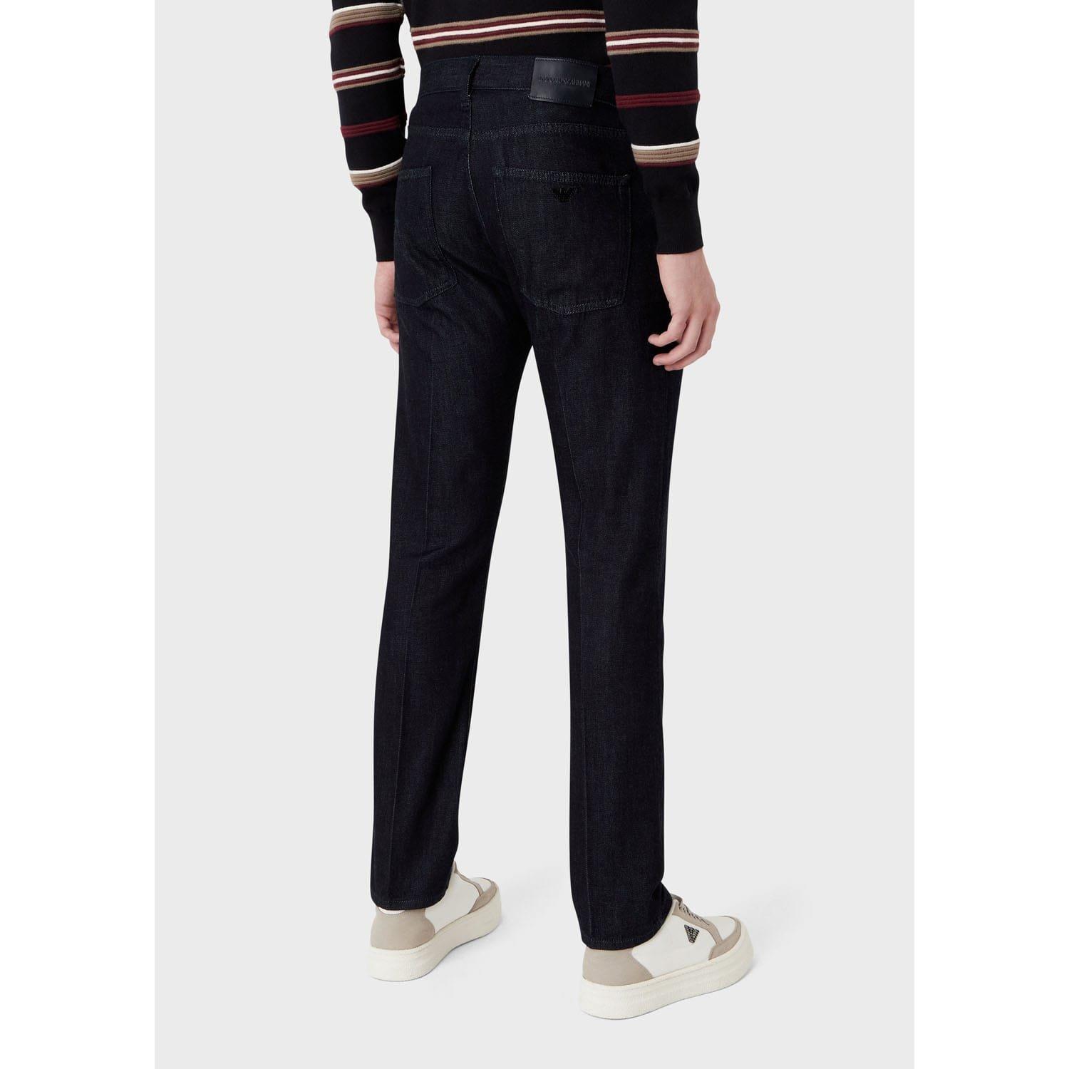 Blue - Emporio Armani - J45 Slim-Fit Jeans - 2