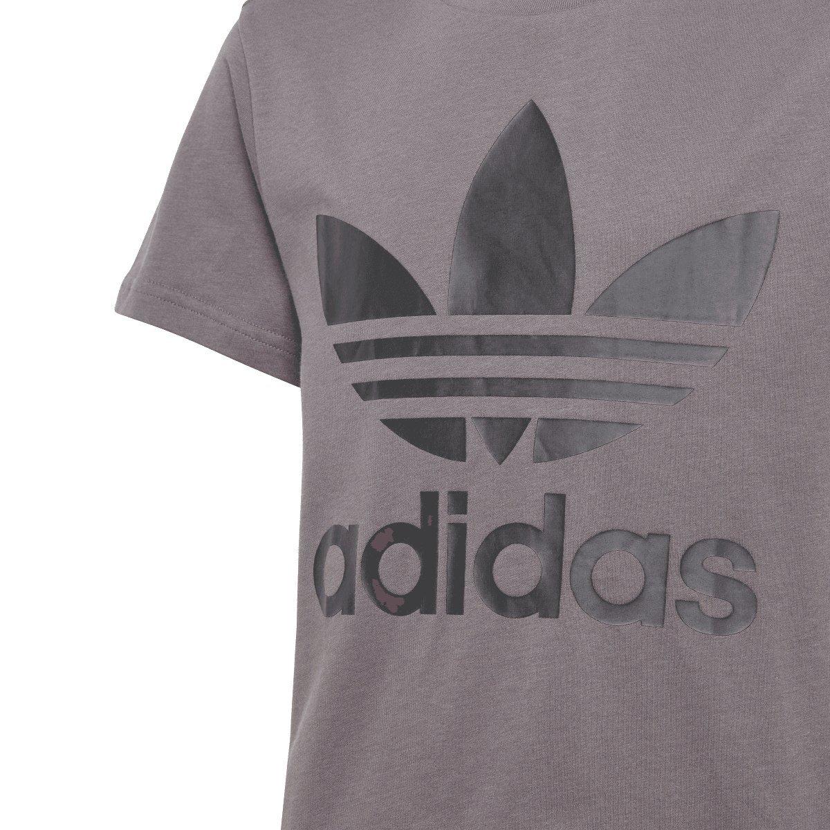 Grey - adidas Originals - Trefoil T-Shirt - 3