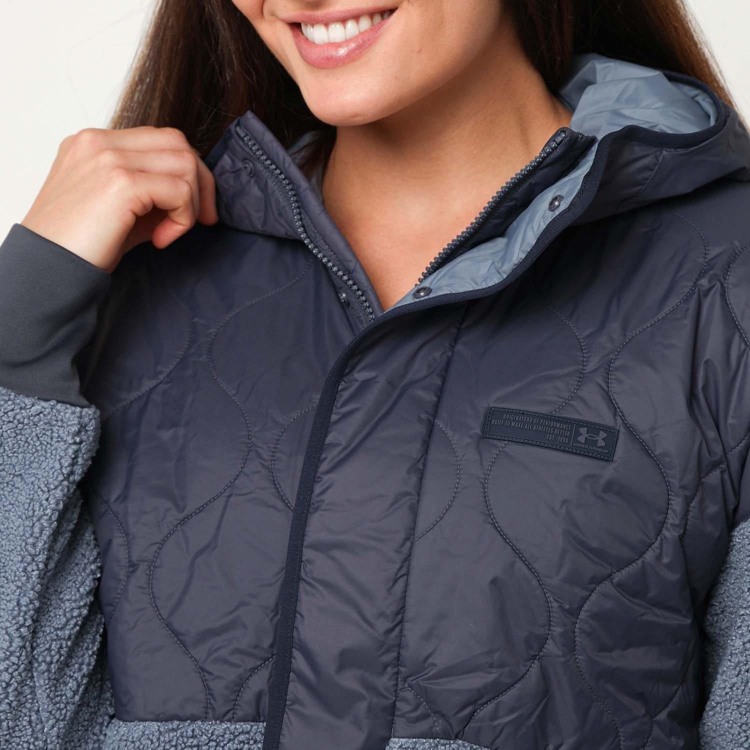 Grey - Under Armour - UA MISSION INSULATE JACKET - 3