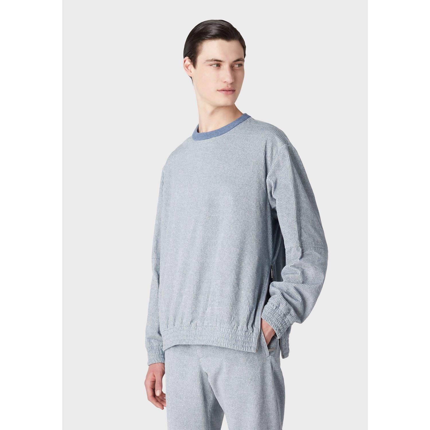 Emporio Armani Men's Sweatshirt - Blue - XS
