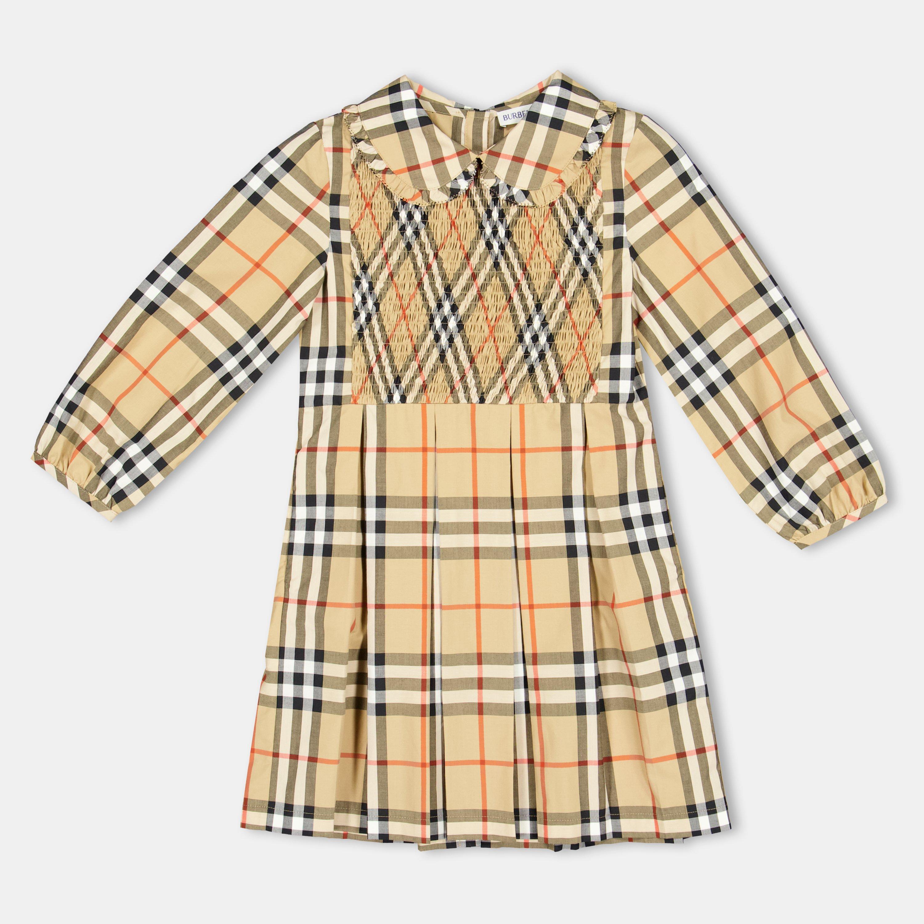 Beige B9368 - Burberry - Kids' Smock Dress - 1