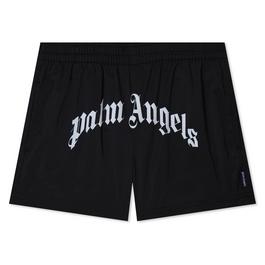 Palm Angels Curved Logo Shorts