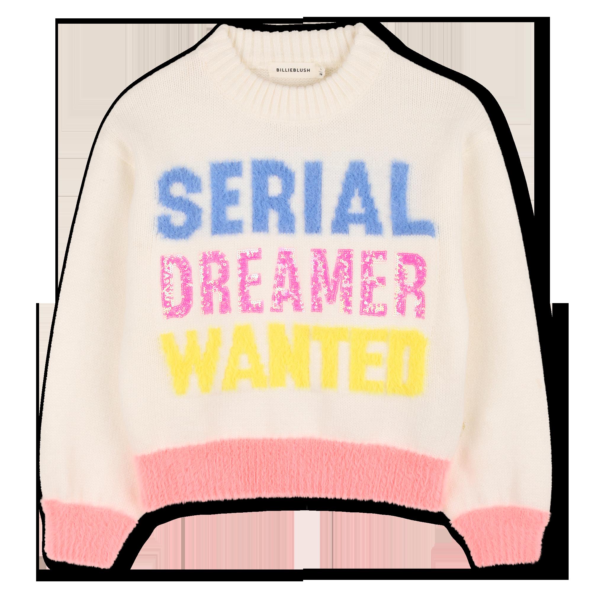 Ivory 121 - Billieblush - Kids' Knitted Crew Neck Jumper - 1