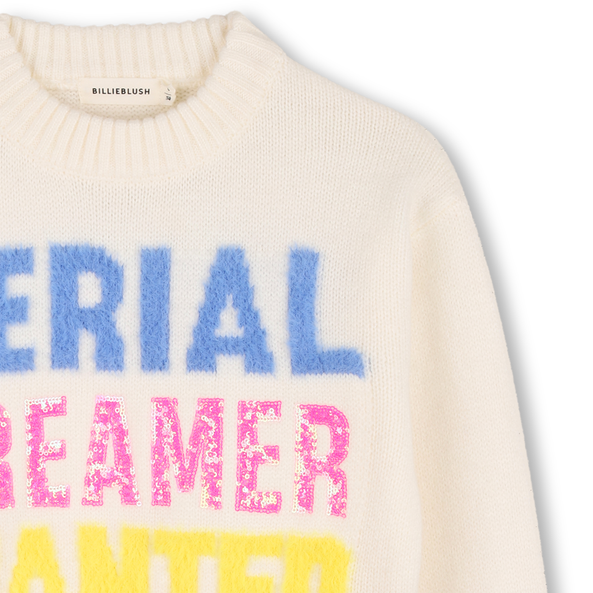 Ivory 121 - Billieblush - BilBlsh Knit Jumper Jn54 - 3